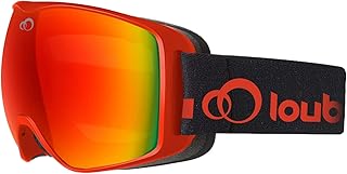 Loubsol Gaia - Gafas de esquí para Hombre, Color Rojo