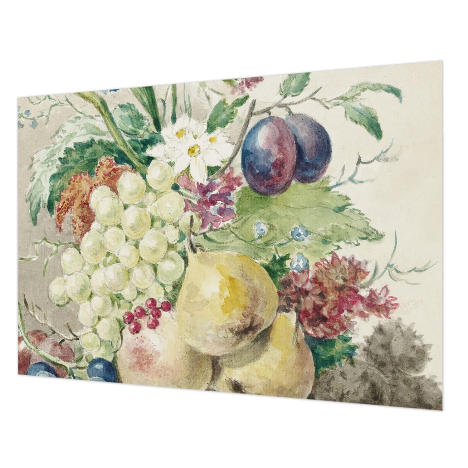 Papier peint intissé à impression de haute qualité motif floral