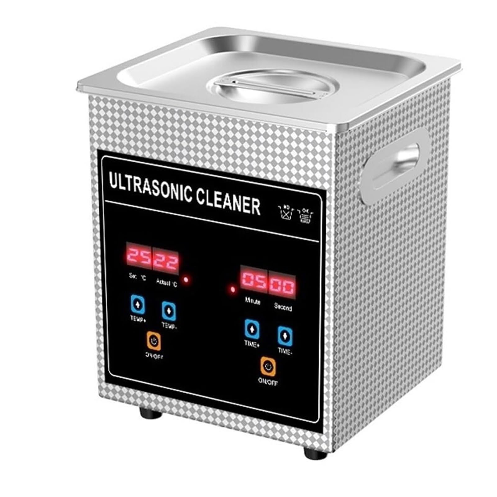 Limpiador de joyas, Máquina De Limpieza Ultrasónica, 2L Baño 60W Temporizador Digital Limpiador Sonicador Joyería Moneda Herramienta Manicura Dega,para retenedores
