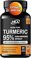 Vista 1 de Turmeric Curcumin Extract 1500mg – Full Dose of 95% Curcuminoids with Black Pepper Ginger & Cinnamon – High Absorption Turmeric Supplement – Non-GMO