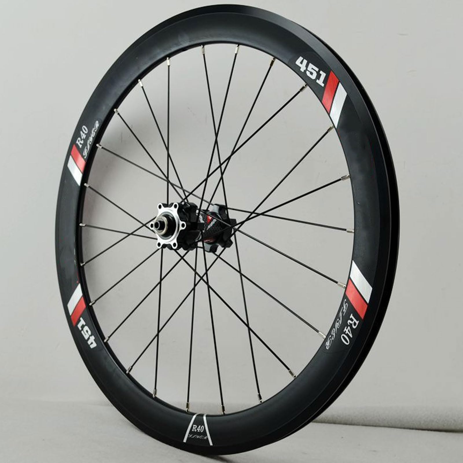YLME Ruedas De Bicicleta, Juego De Ruedas 406/451 De 20 Pulgadas, Llantas De Bicicleta Plegables De 100 * 135 Mm Freno V/Freno De Disco Común, para 7-12 Velocidades,Plata,406