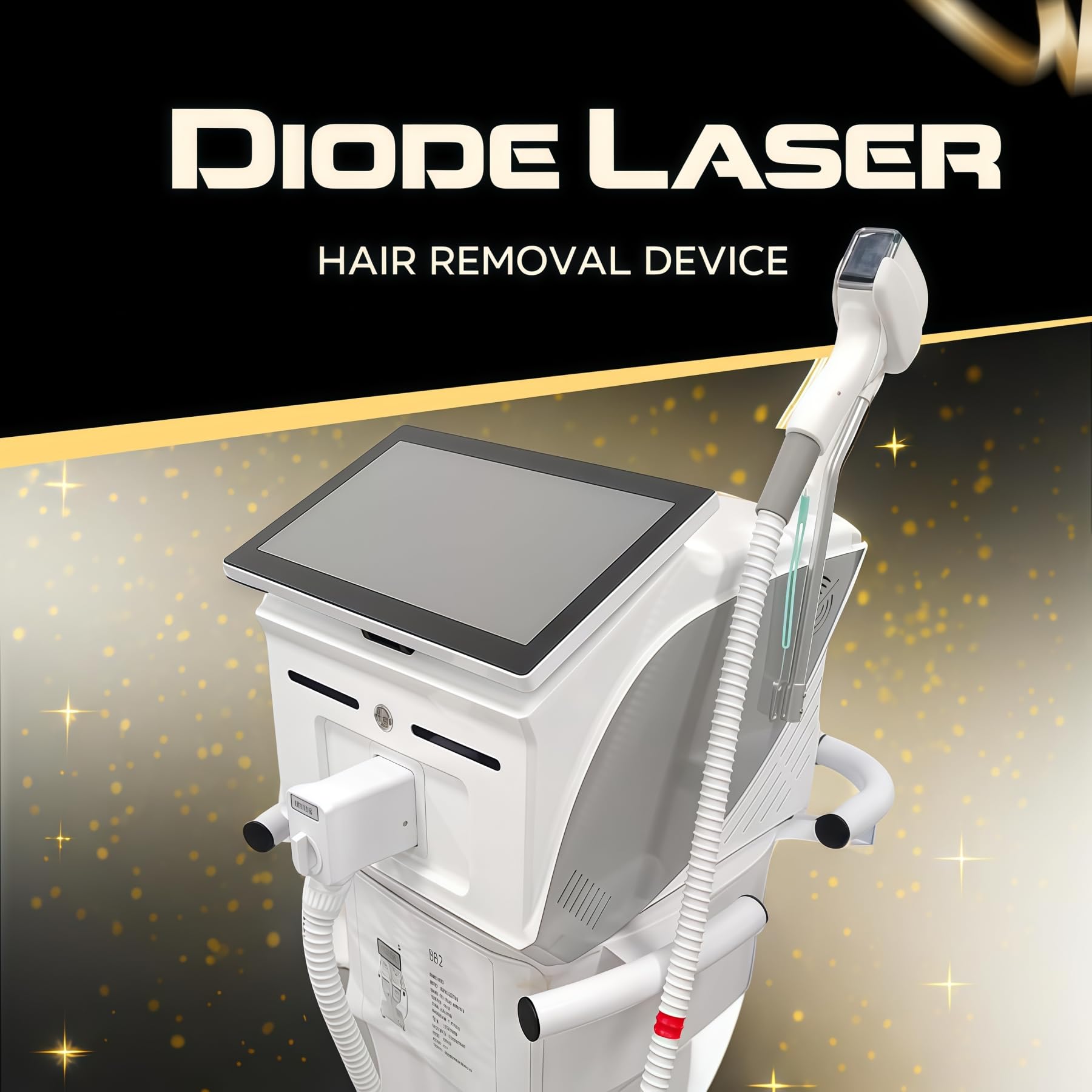 4000W Ice Titanium Professional 808 Diode Laser Body Removal Machine 4 Wave grande schermo di alta energia di depilazione permanente