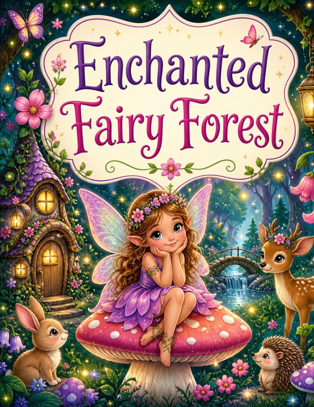 Magical Coloring Collection: Enchanted Fairy Forest: A Whimsical Coloring Adventure for Kids Ages 3–8