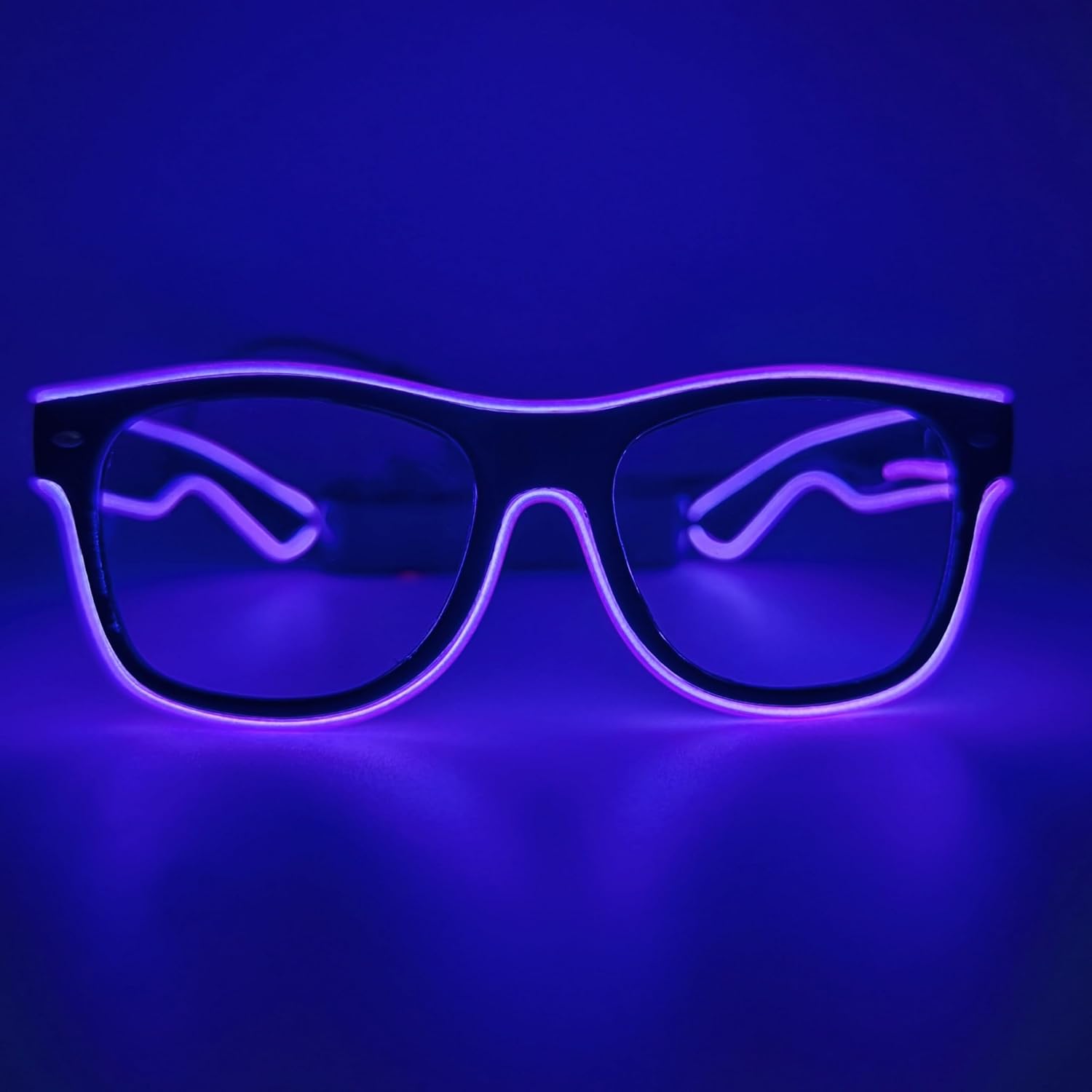 NIWWIN Lunettes LED Cyberpunk – Lunettes Néon Fil Flexible Lumineuses Pour Soirées, Rave, Halloween, Noël Et Cosplay