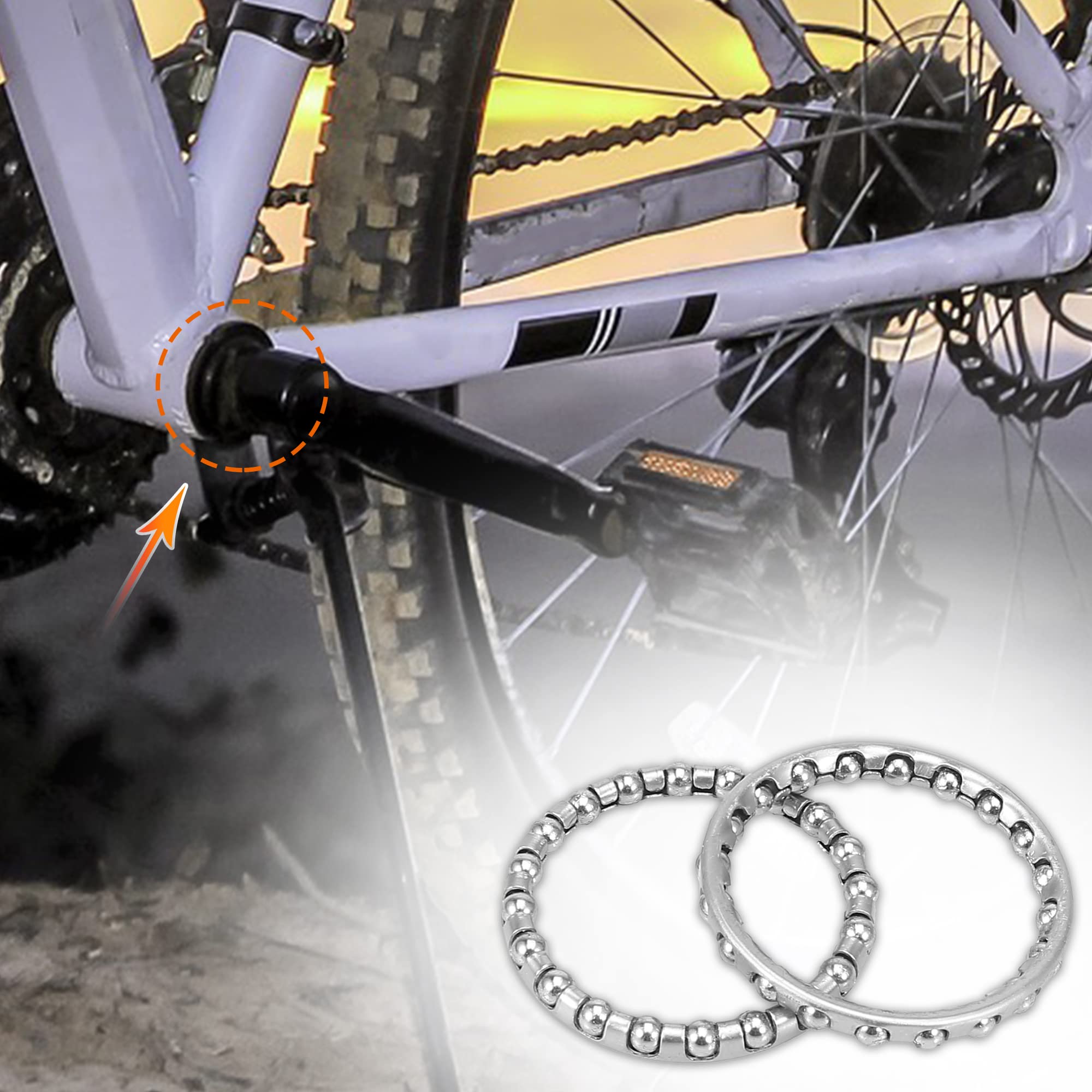 X AUTOHAUX 2 Stück 40 mm x 20 Kugellager Käfig Kurbellager Radlager Halter für Fahrrad Sport & Freizeit