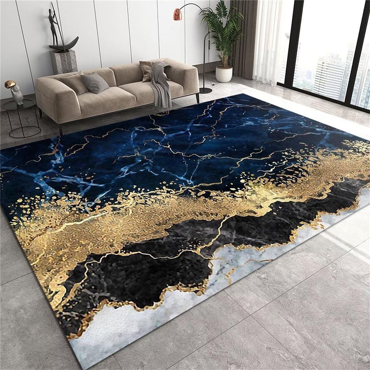 Tapis ado garçon moderne 200x300 cm pour bureau et chambre