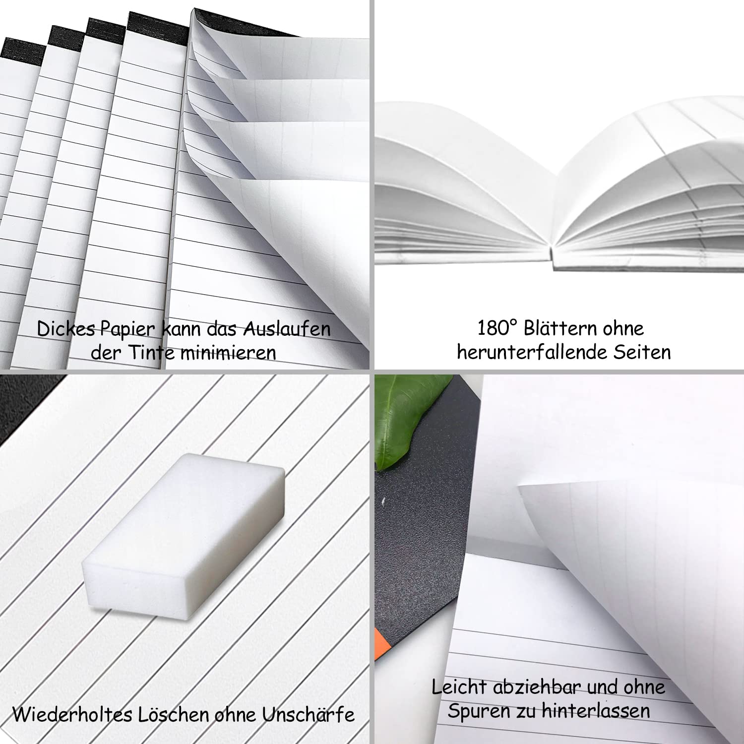 Notepad Refills For Daily Planning And Organization Of Work - 4 X 6-inches Ruled Pages - Thick - View #2