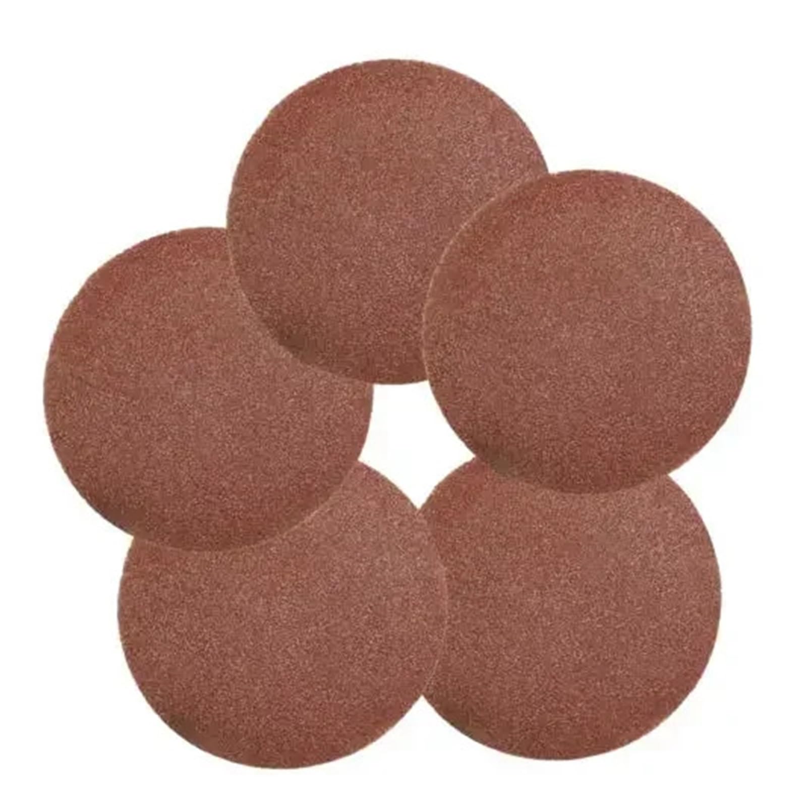 50pc 4 pollici 100.0mm disco di carta vetrata rotondo fogli sabbia grana 80/100/120/180/240/320 abrasivo ad anello for levigatrice Per levigatrici(Red-p600)