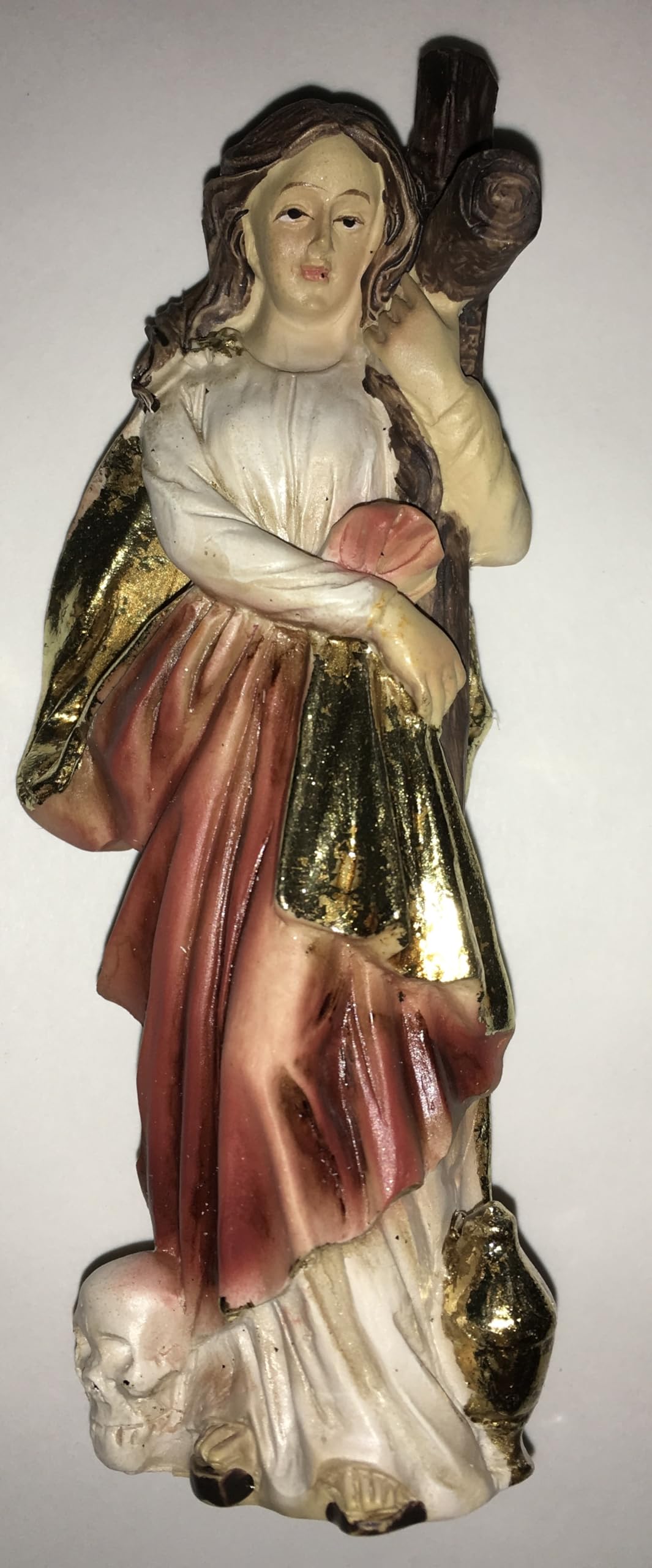 Amazon.co.jp: 4インチ 像 祈りのカード付き 聖マリア マグダラの