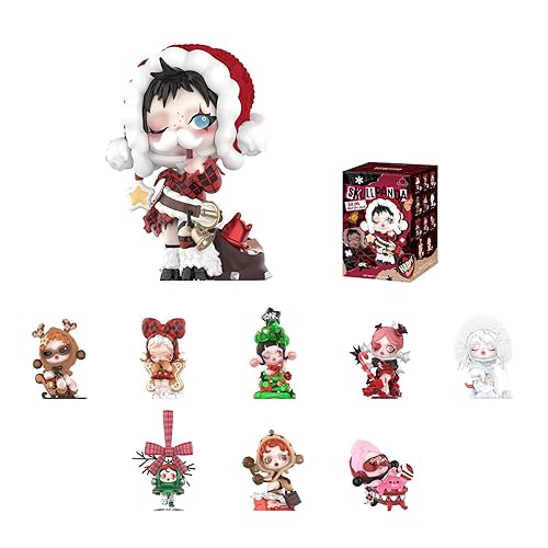 POP MART SKULLPANDA Wishing Time Series Blind Box Figures, Random Design Action Figures, Collectible Toys, Home Decorations, Holiday Birthday Gifts, Single Box - Single Box - Skullpanda Wishing Time Series