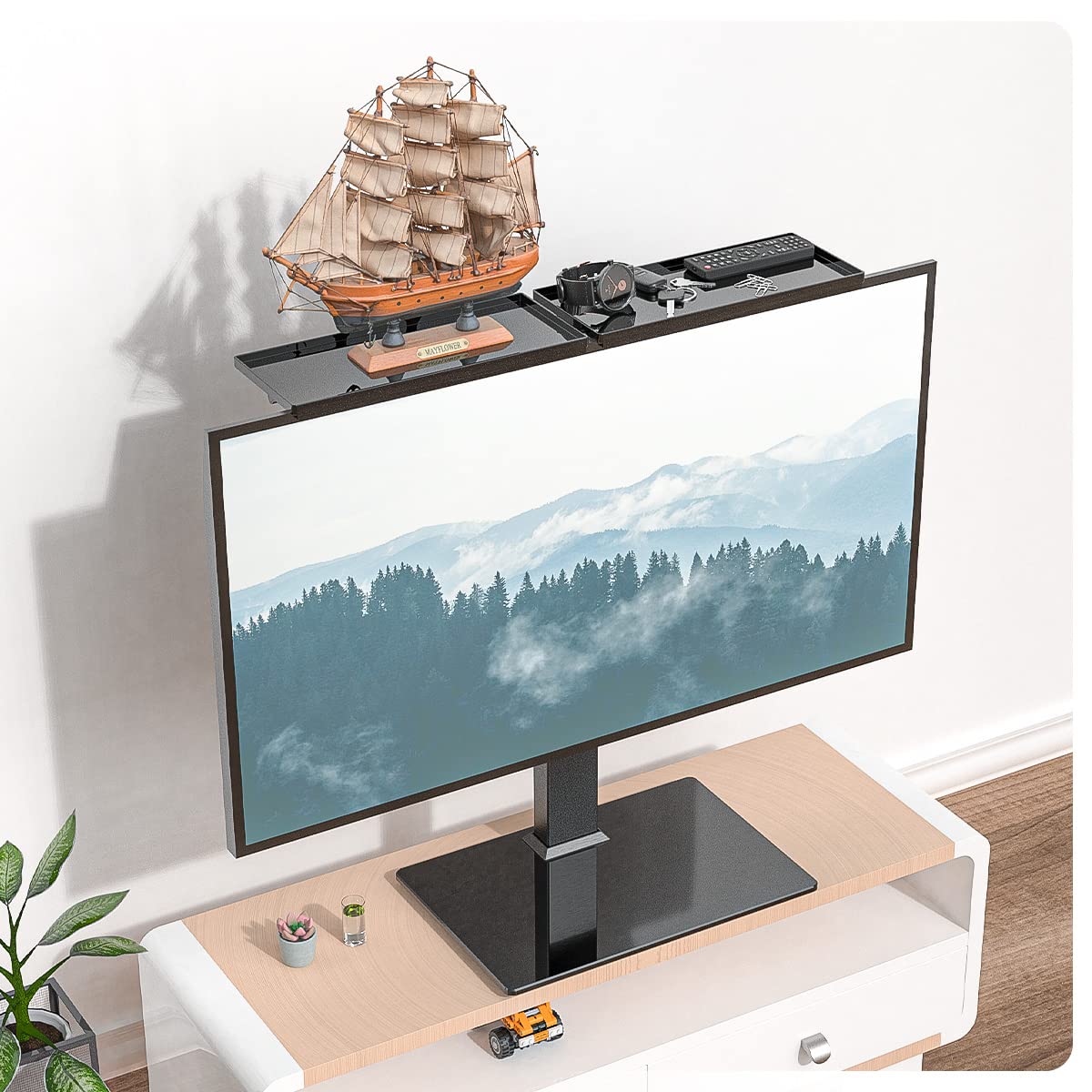 Supporto universale per TV. 13 x 5.3 x 1.8 in Confezione da 2