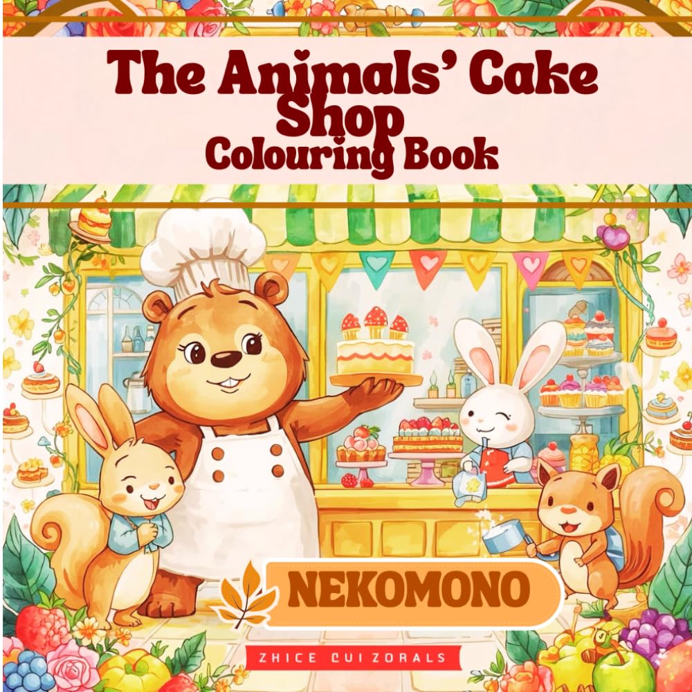 The Animals' Cake Shop: Colouring Book