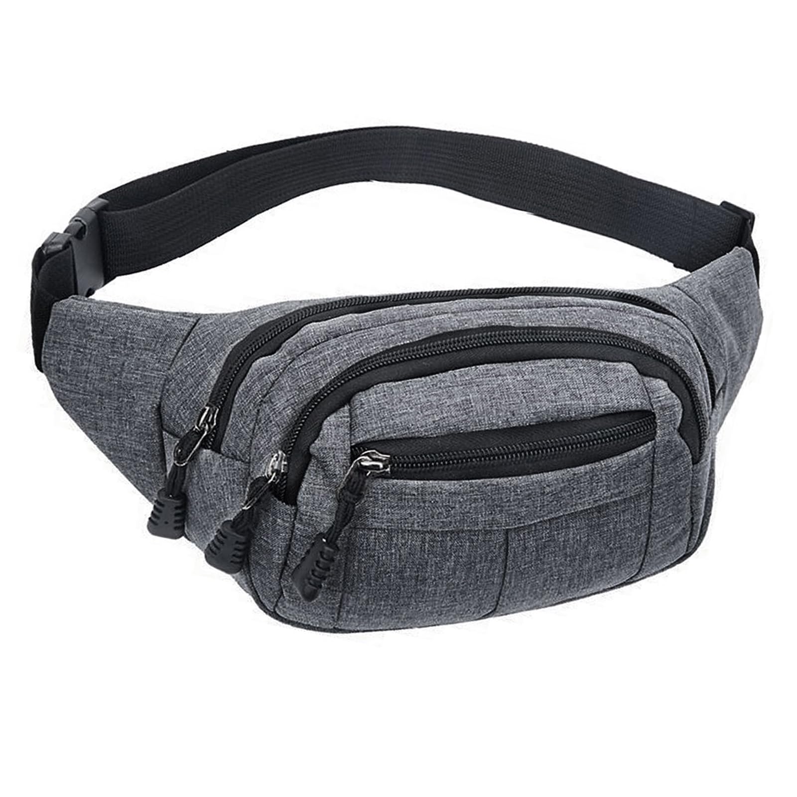 Long Keeper 4 Pockets Bumbags for Men Women Sports Running Hiking Waist Packs Waterproof Adjustable Belt Bag Fanny Pack Waist Bag for Outdoors Gym Cycling โ image 1