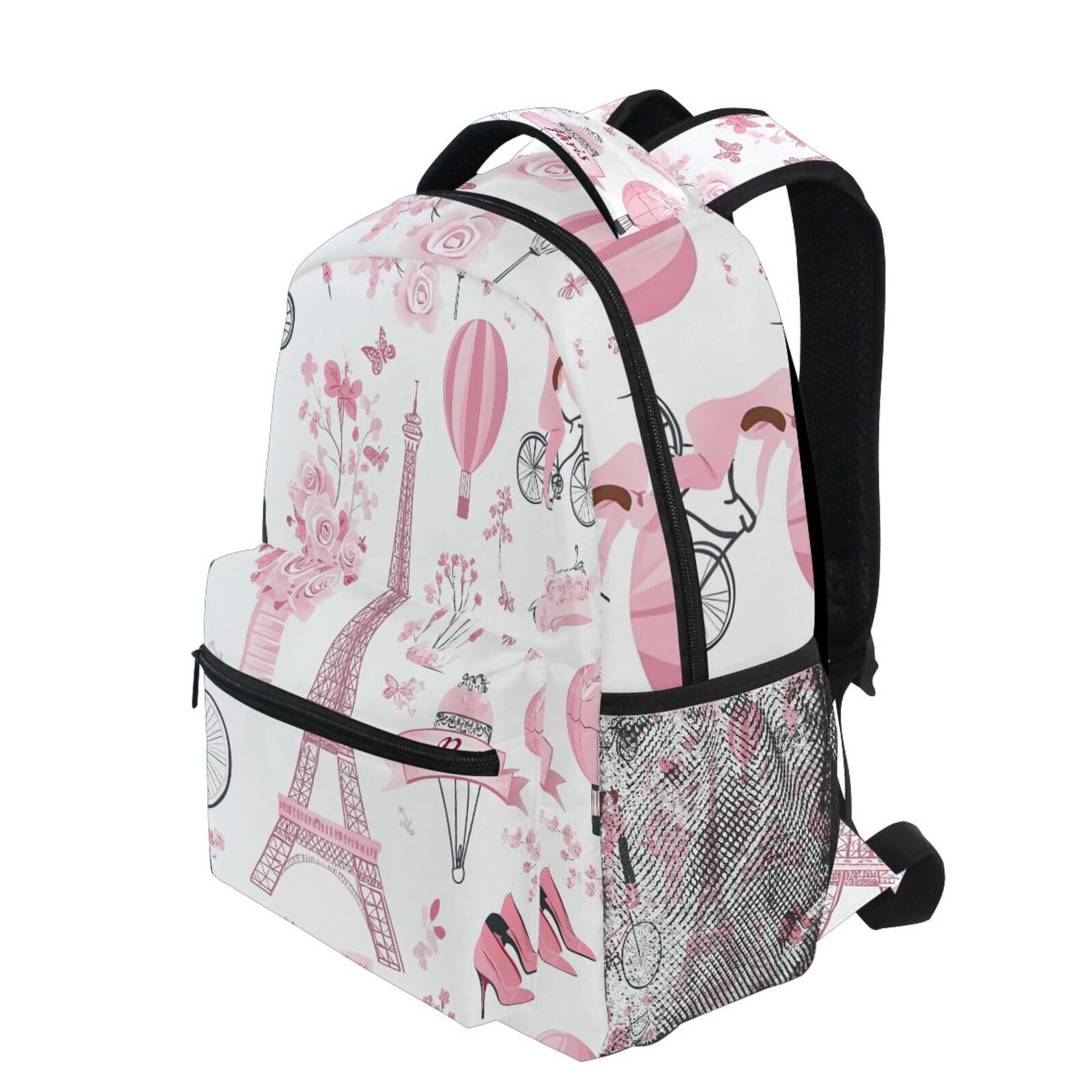 Amazon.com: AUUXVA Backpack Valentine Paris Eiffel Tower 