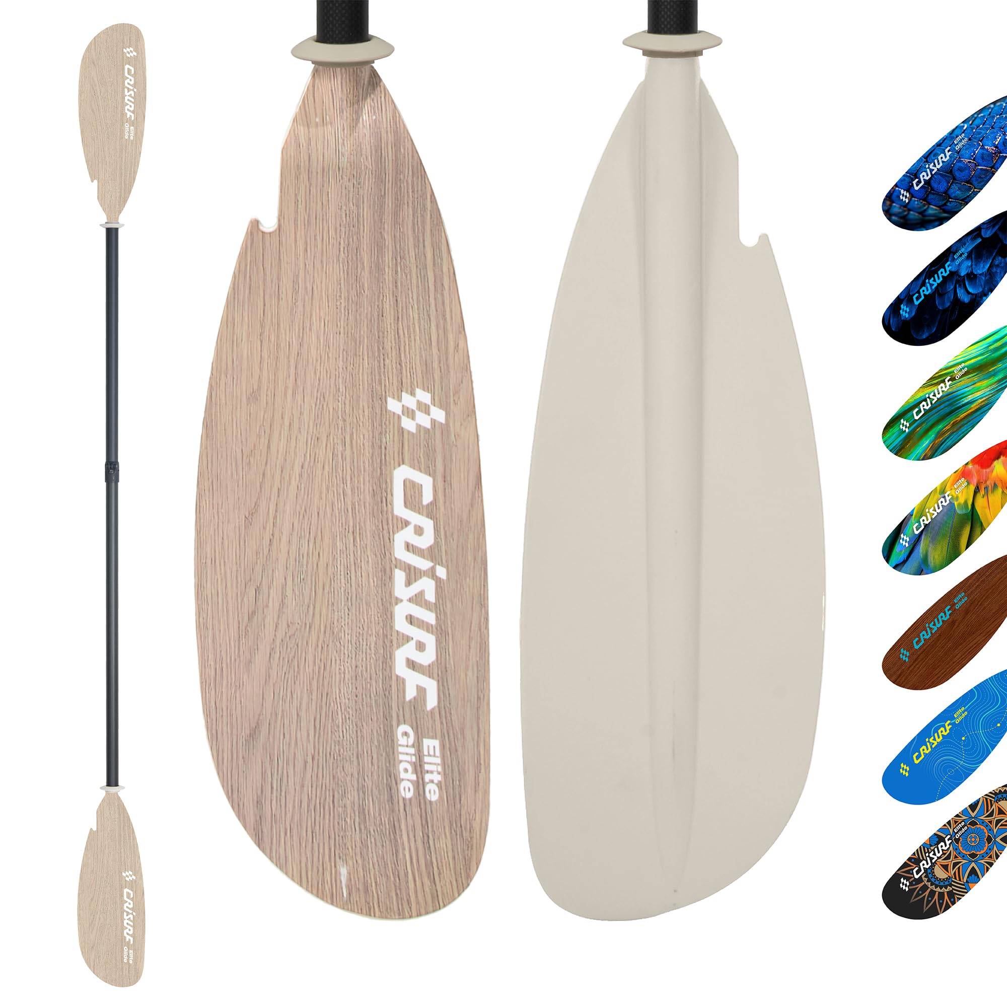 Performance Adjustable Kayak Paddle – Lightweight Carbon Fiber Shaft, Floating Design, Tool-Free Length &amp; Blade Angle Adjustment, Drip Rings for Kayak &amp; SUP