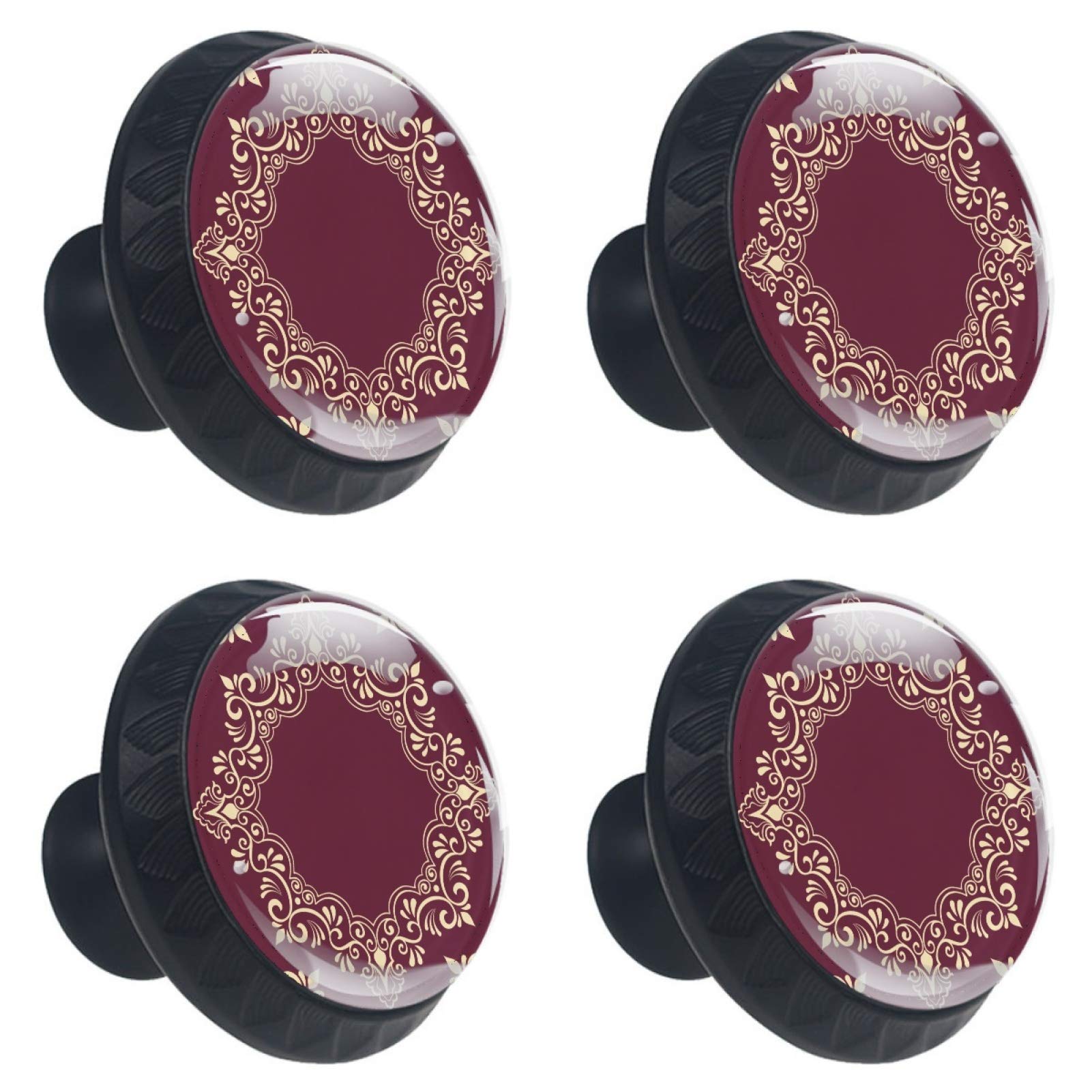 Boutons ronds en verre style arabe pour remplacer des poignées usées