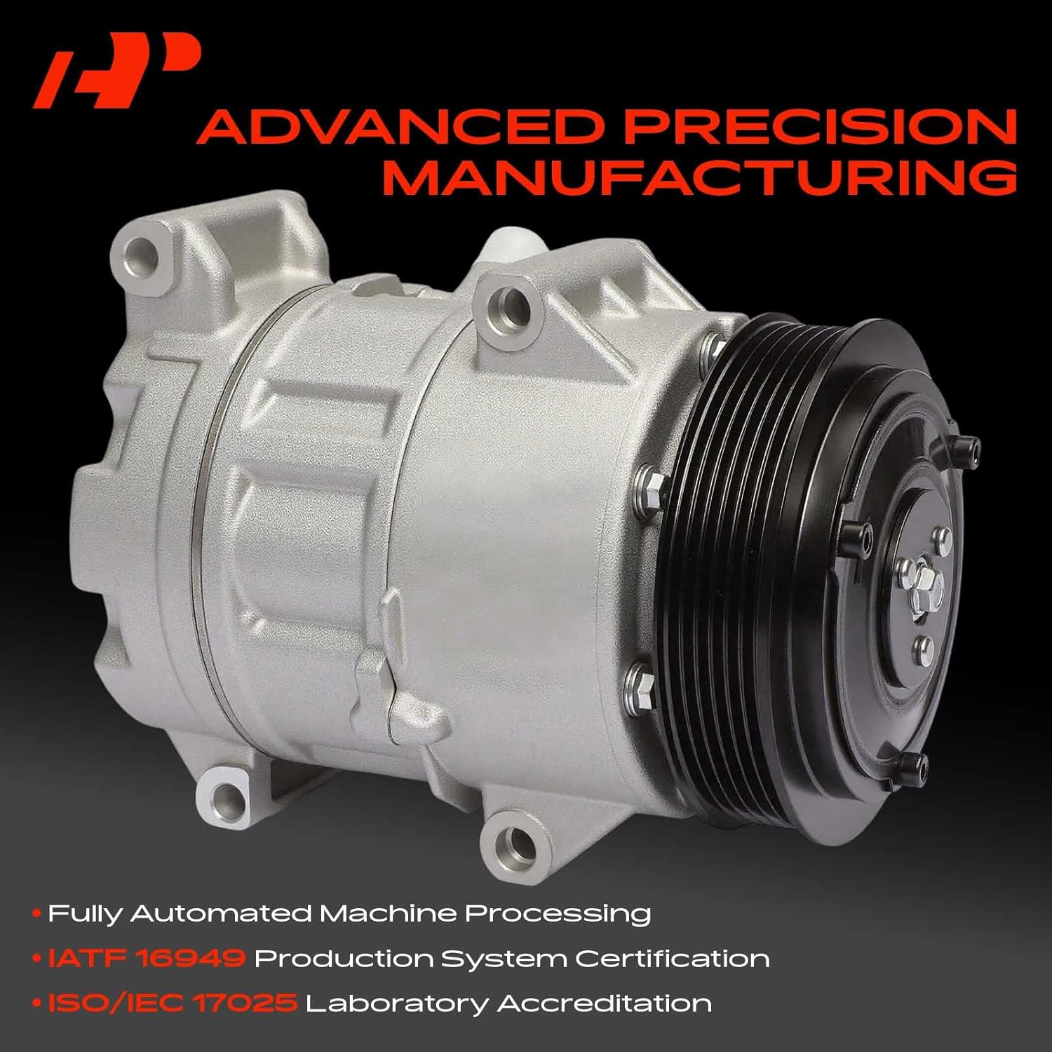 A-Premium Air Conditioner AC Compressor with Clutch Compatible with Lexus ES250 21-23, NX200t 15-17, NX300 18-21, NX300h 2021, RX350 2023 & Toyota Avalon 21, Camry 18-23, Highlander 14-19, RAV4 19-23