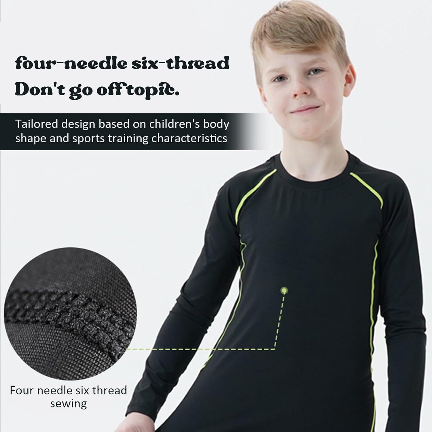 Long Johns for Kids Fast Dry Wicking Kids Base Layer Long Underwear for Hockey, Football, Golf, Running, Cycling, Style-1 Johns, Underwear, Base L