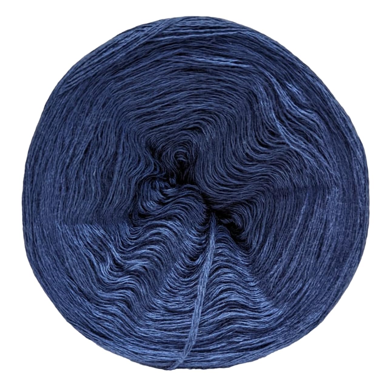 Bamboo/Cotton Yarn - 500 Meters - Sustainable altrnative Made in The UK - Perfect for Crocheting and Knitting (Dark Indigo)