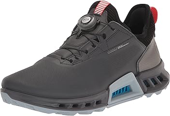 ecco GORE-TEX ゴルフシューズ 41 ECCO Golf S Three メンズ レザーGore-Texゴルフシューズ | ブラック