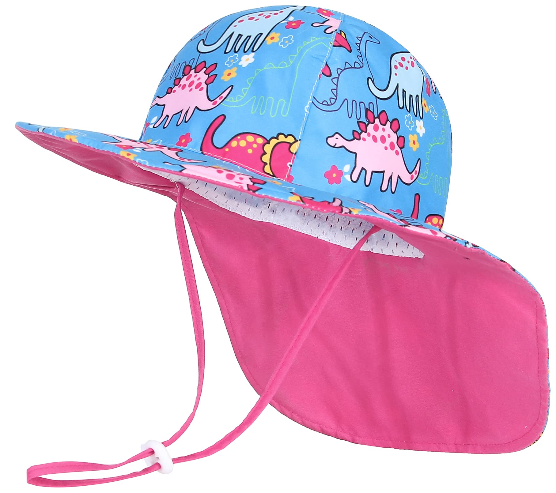 GEMVIE Sombrero Playa Bebe ala Ancha Protege Sol Verano Niña Gorra Viaje/Aire Libre,Estampado Floral Pescador Sombrero