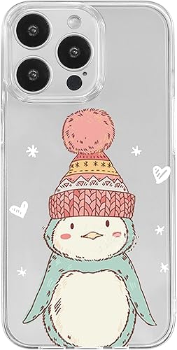 Miniatura 45 de Blingy's Funda para iPhone 13 Pro (6.1 pulgadas), lindo patrón de cerdo divertido estilo animal de dibujos animados, transparente, suave TPU funda