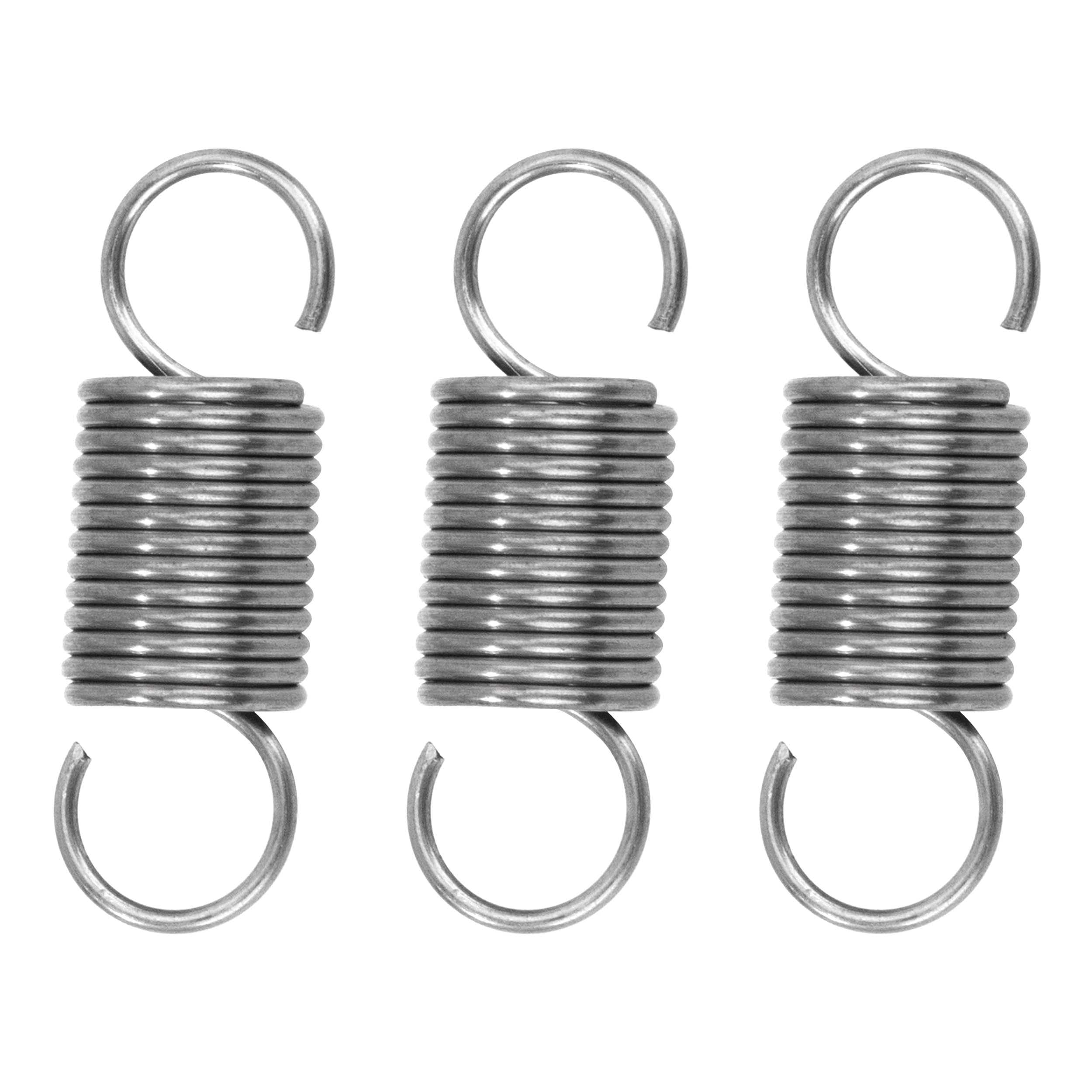Gungy Molle Trazione Molle A Trazione 45mm GUNGY - 20 Pezzi Doppio Gancio Filo Pianoforte 0.8mm Per Fitness E Tendaggi Doppio Gancio Molle - 11