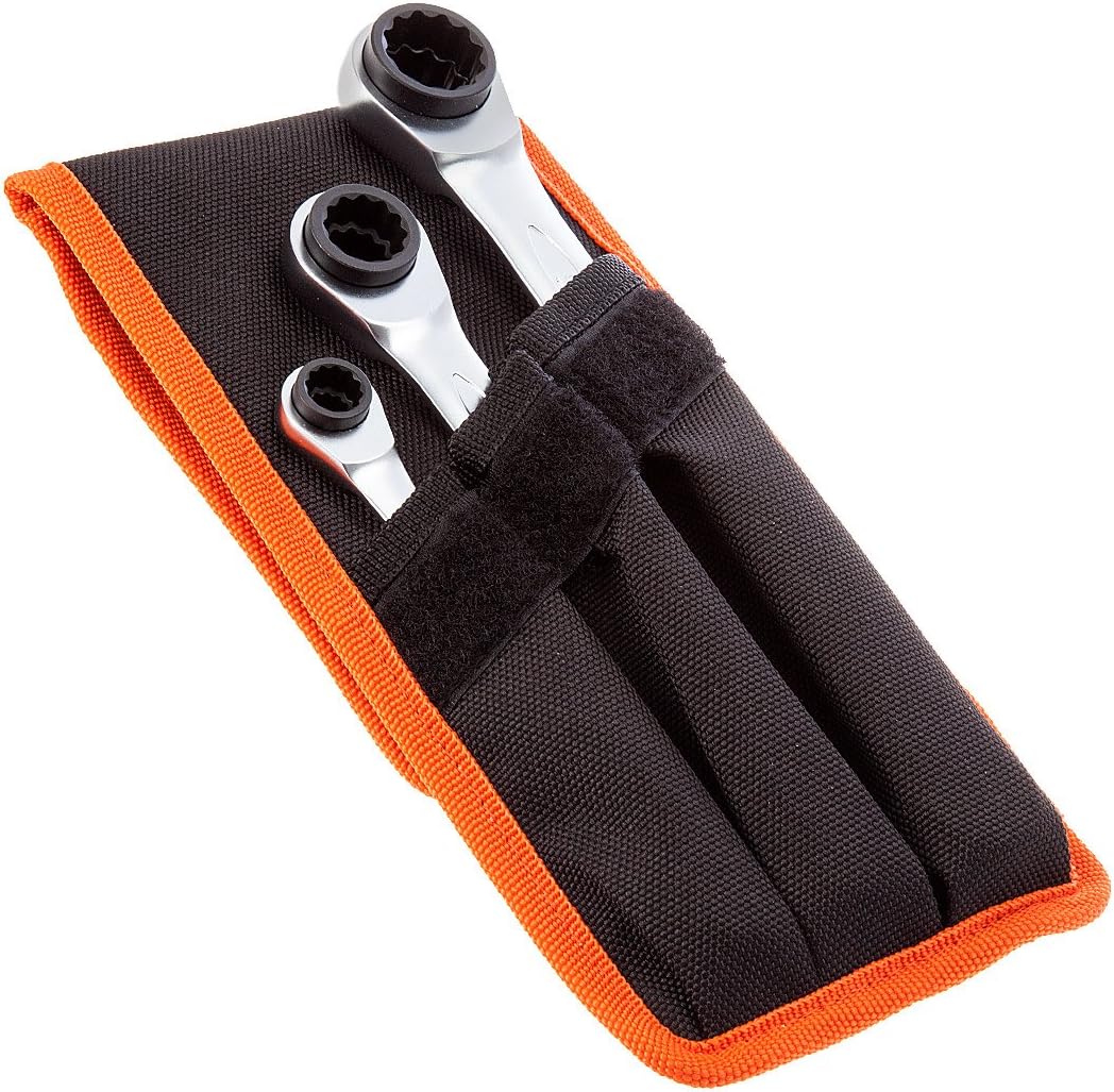 Bahco S4RM/3T Ratcheting ring wrench Set (3 Piece), 8-19mm