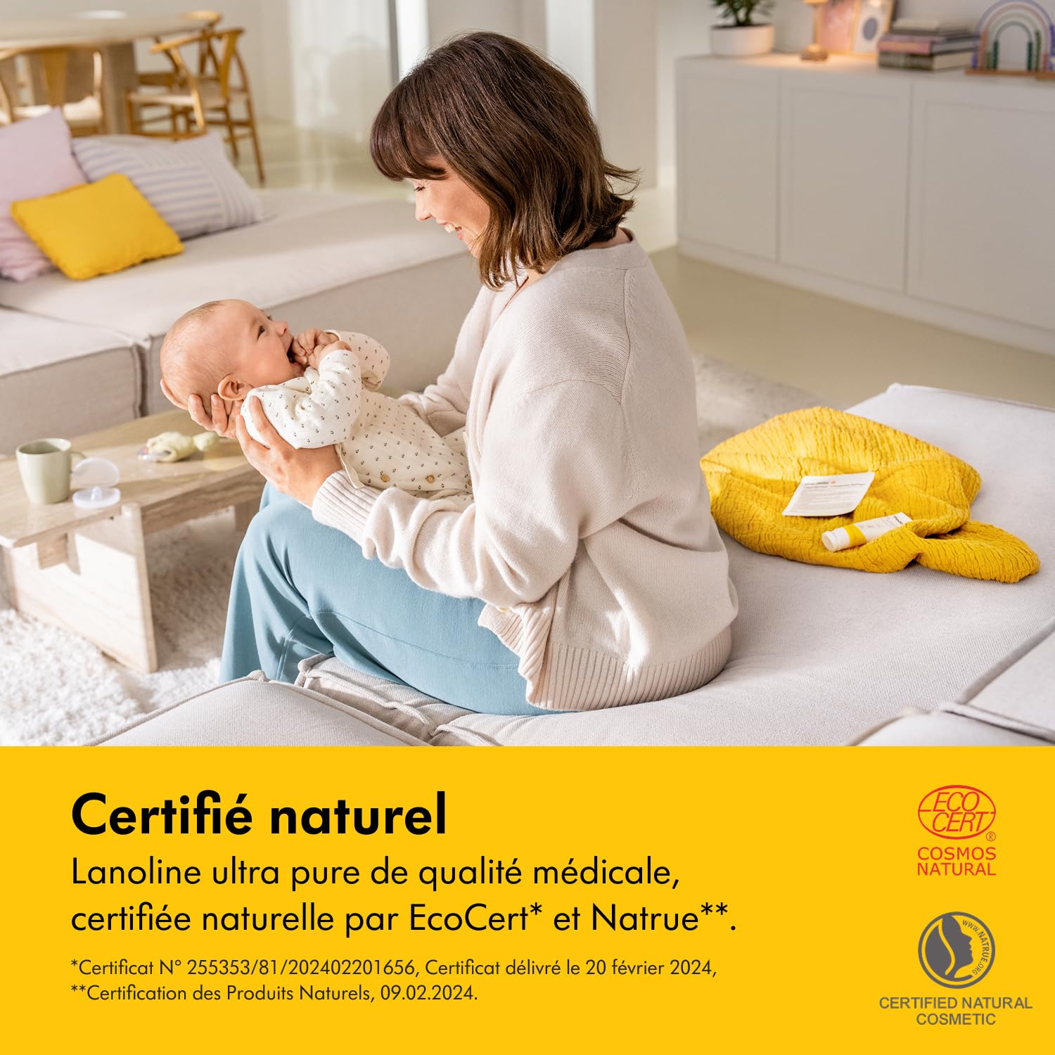 Medela - Crème d'allaitement à la lanoline Medela Purelan - mamelons douloureux, peaux sèches, 100% naturelle, hypoallergénique, 37g