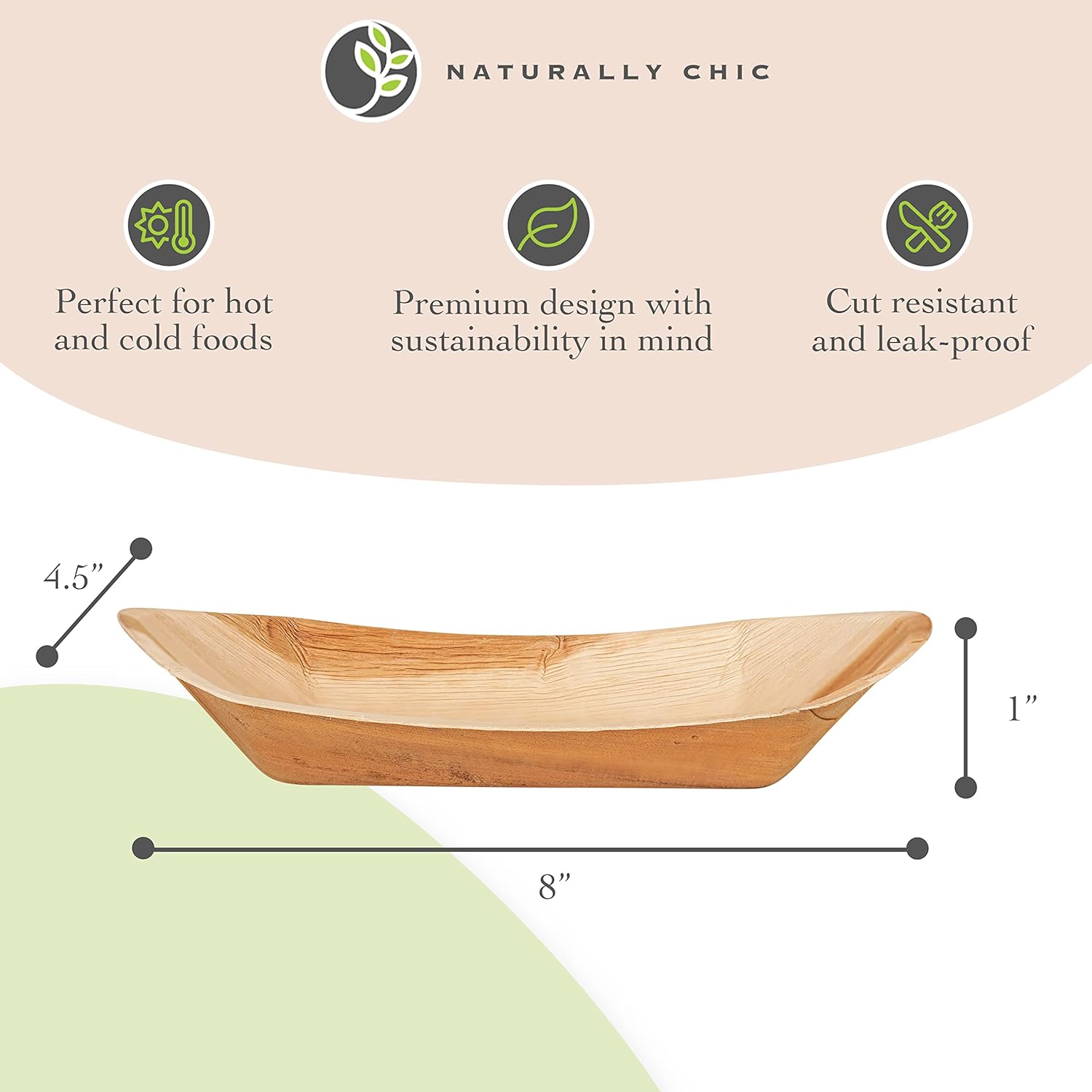 Flаѕh Dеаlѕ - 80% оƒƒ Naturally Chic Palm Leaf Trays – 8 Inch Food Boat - Bamboo Like, Eco Friendly, Disposable, Compostable and Biodegradable Serving Platters for Charcuterie Boards, Catering and Parties Flаѕh Dеаlѕ - 60% оƒƒ Naturally Chic Palm Leaf Trays – 8 Inch Food Boat - Bamboo Like, Eco Friendly, Disposable, Compostable and Biodegradable Serving Platters for Charcuterie Boards, Catering and Parties