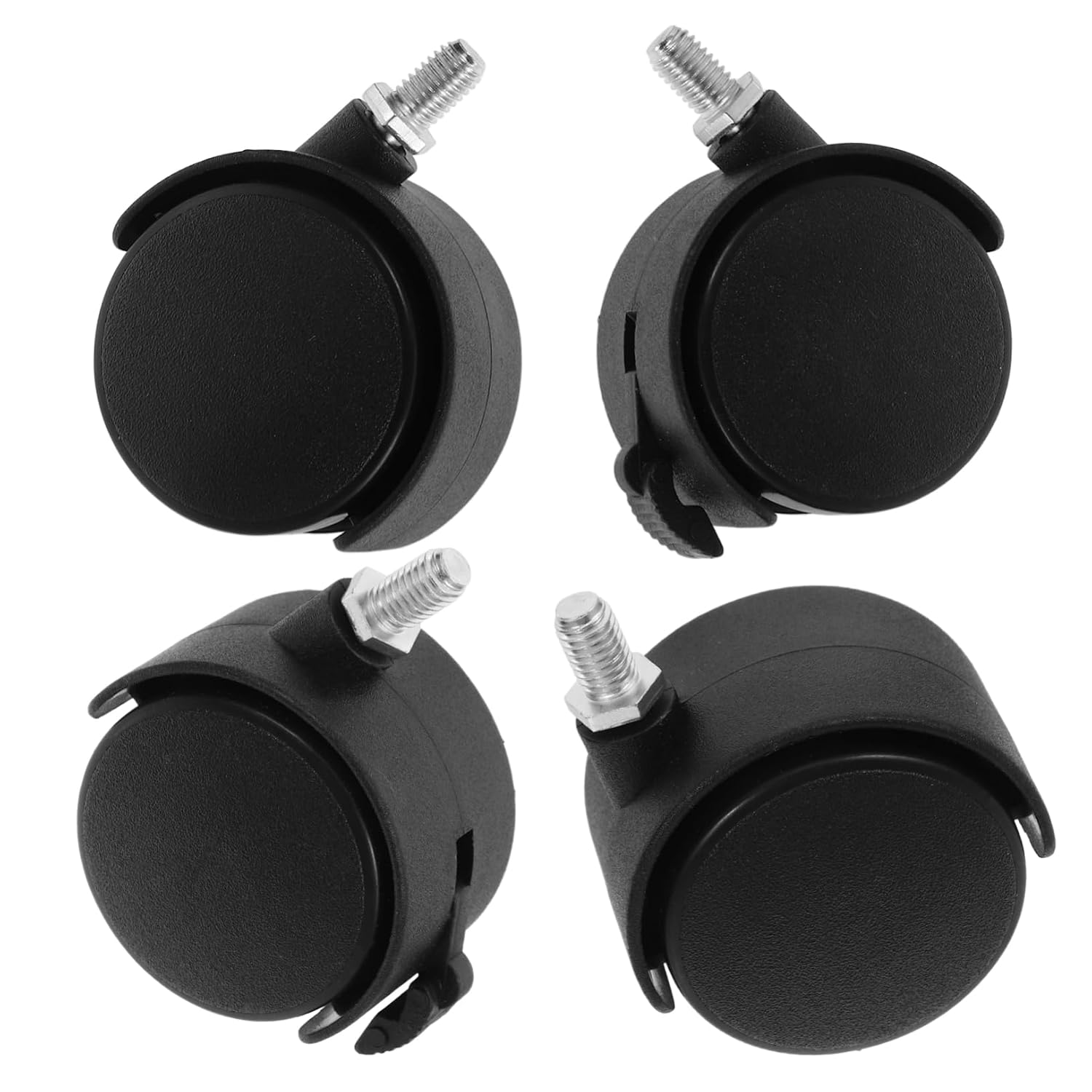 Tofficu 20pcs Furniture Caster Replacement Heavy Duty Castor Wheels Office Chair Roller Wheels Easy to Install Rotation