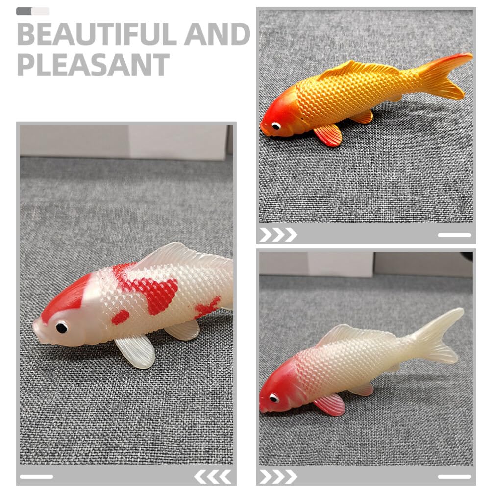 HANABASS 4Pcs Artificial Koi Fish Ornaments - Image 4