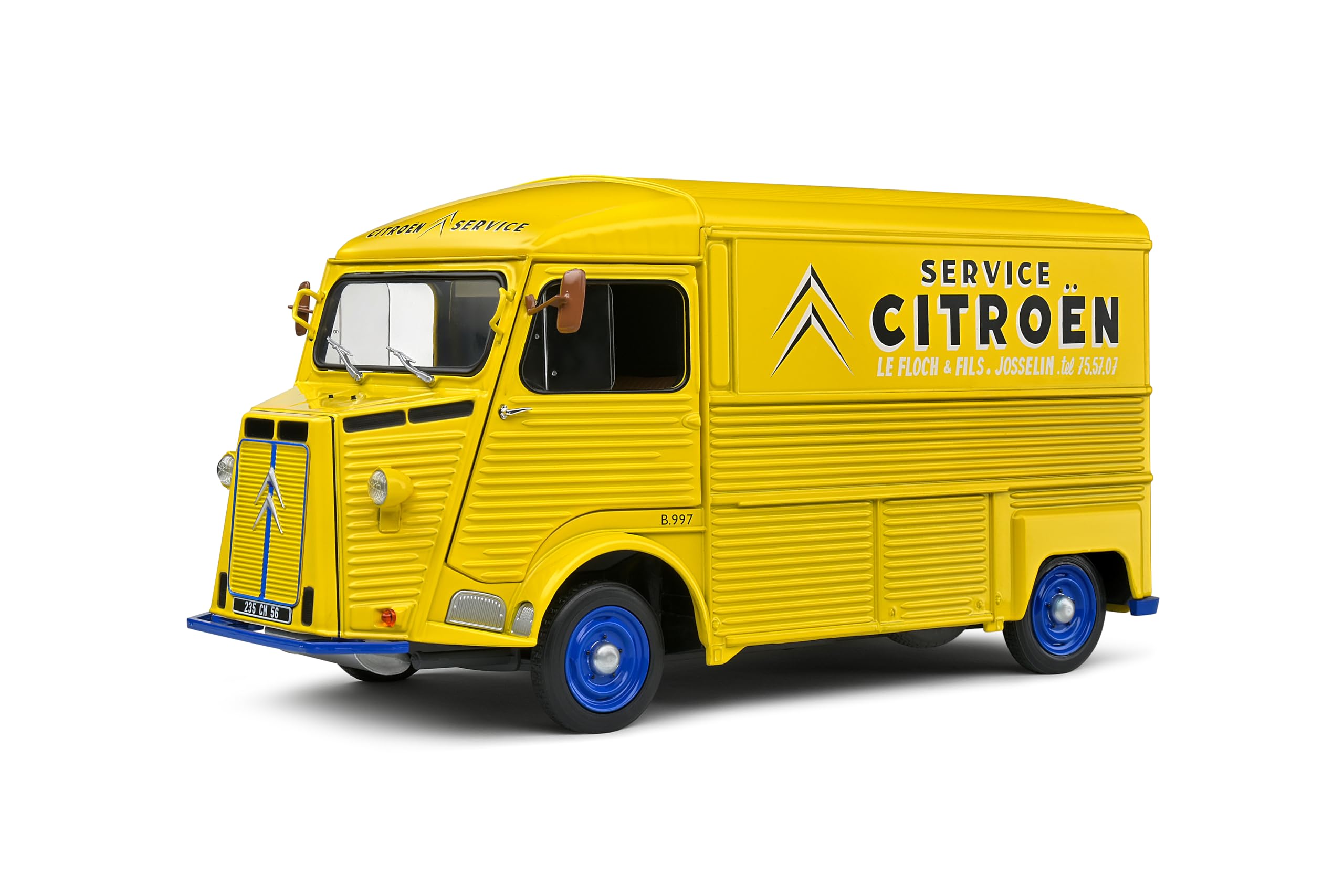 1:18 CITROËN Type HY CITROËN Service Yellow 1969 : Amazon.com.be
