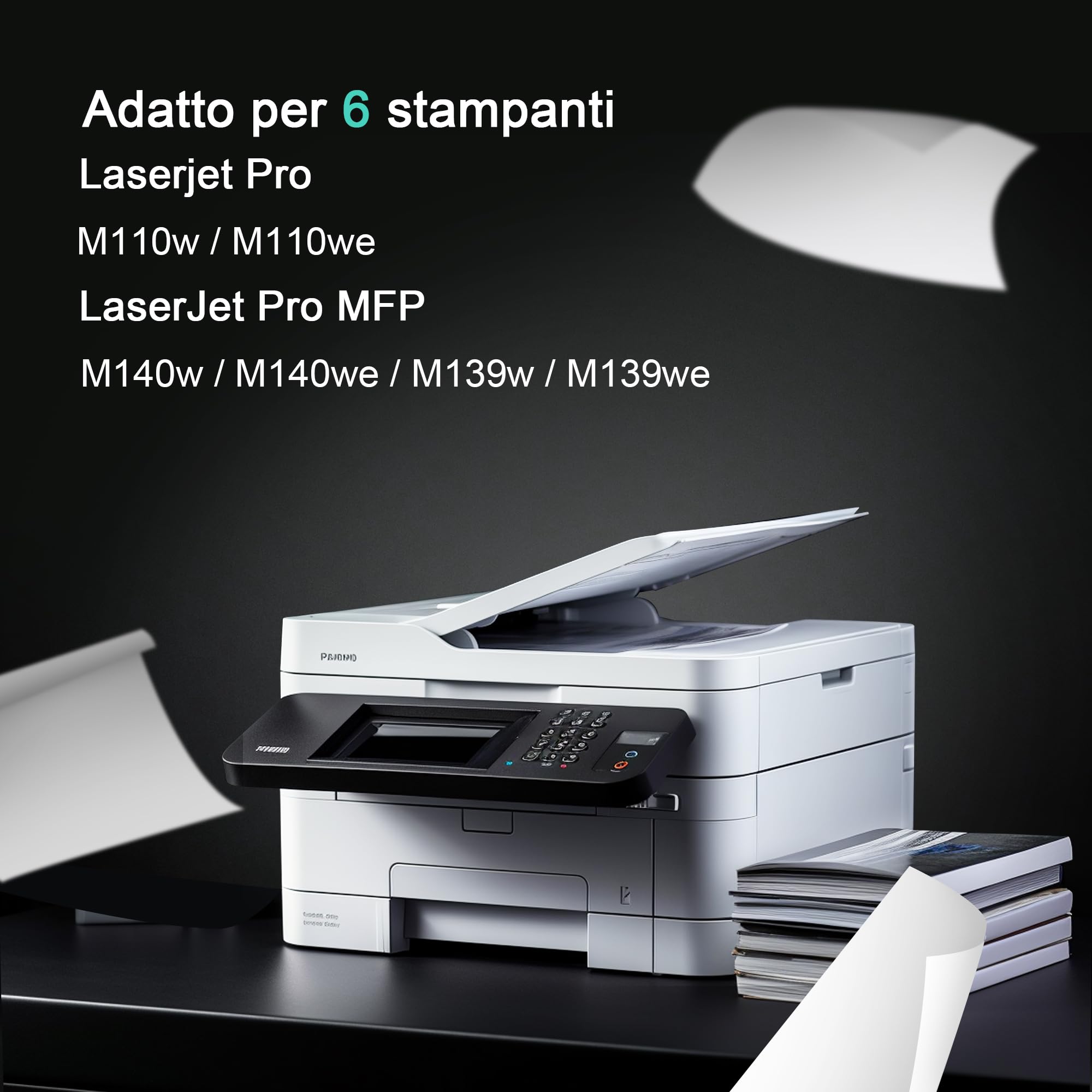 KUPYLM 142A W1420A Cartuccia toner Compatibile per HP 142A W1420A 142X W1420X Toner per Laserjet Pro M110w M110we M110 MFP M140w M140we M140 M139w M139we M139 (Senza Chip, 1 Nero)