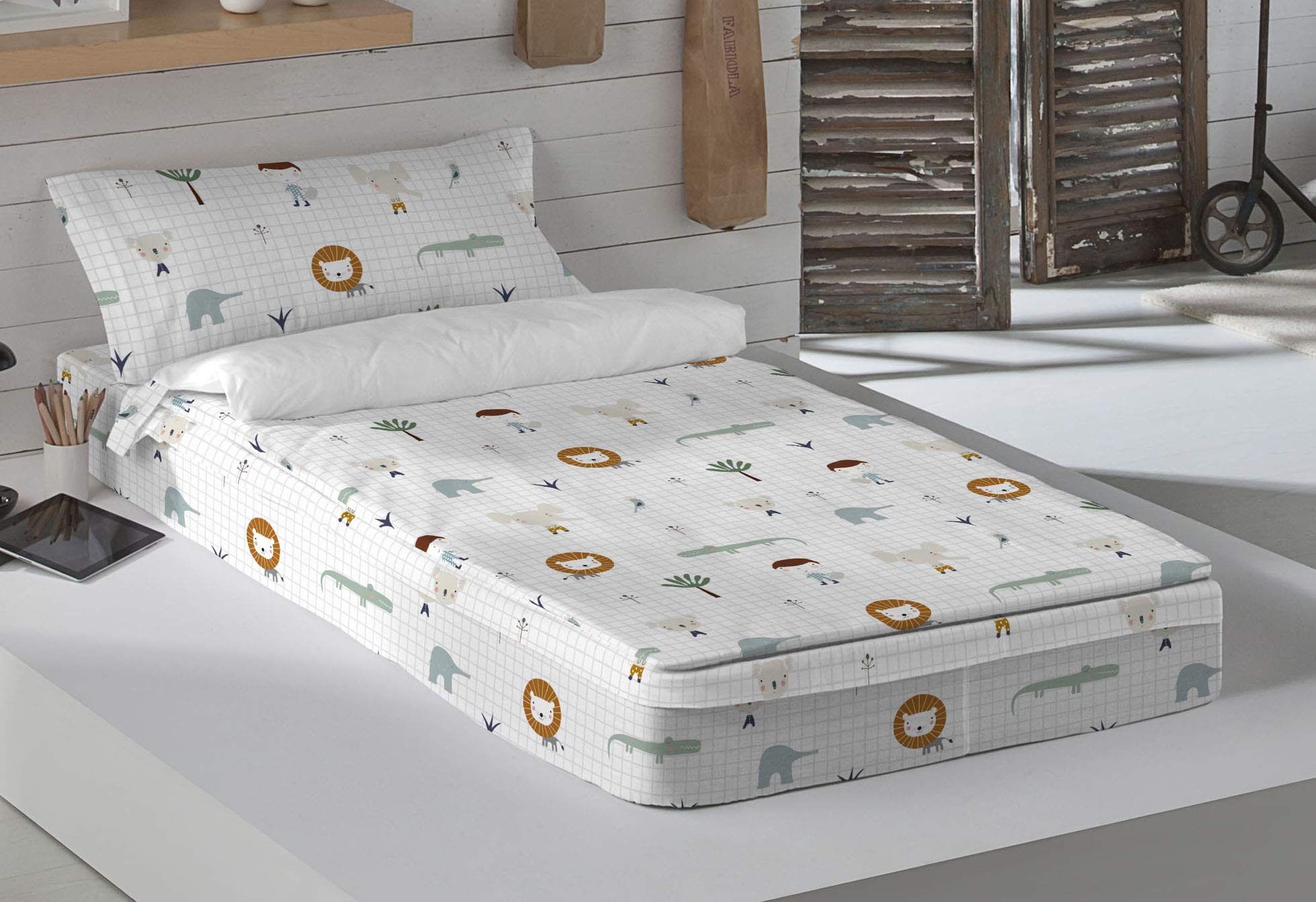 Saco Nórdico Infantil Haciendo El Indio 90x190/200cm, 100