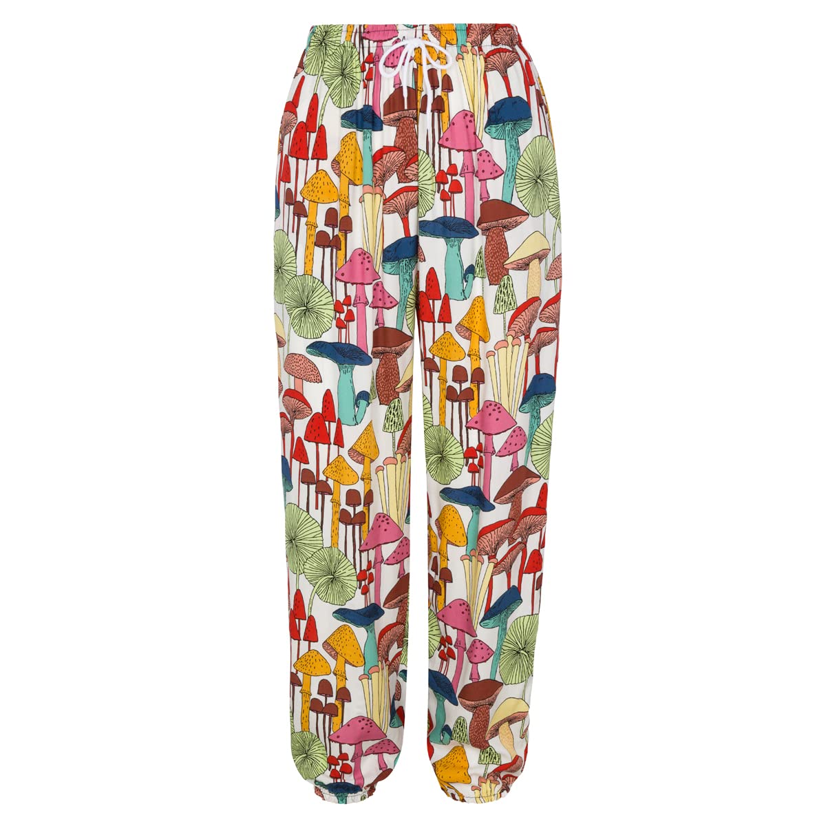 Mushroom Pants Shroom Pant Harem Pant Everyday Pant Casual Pant Drawstring Pant White One Size