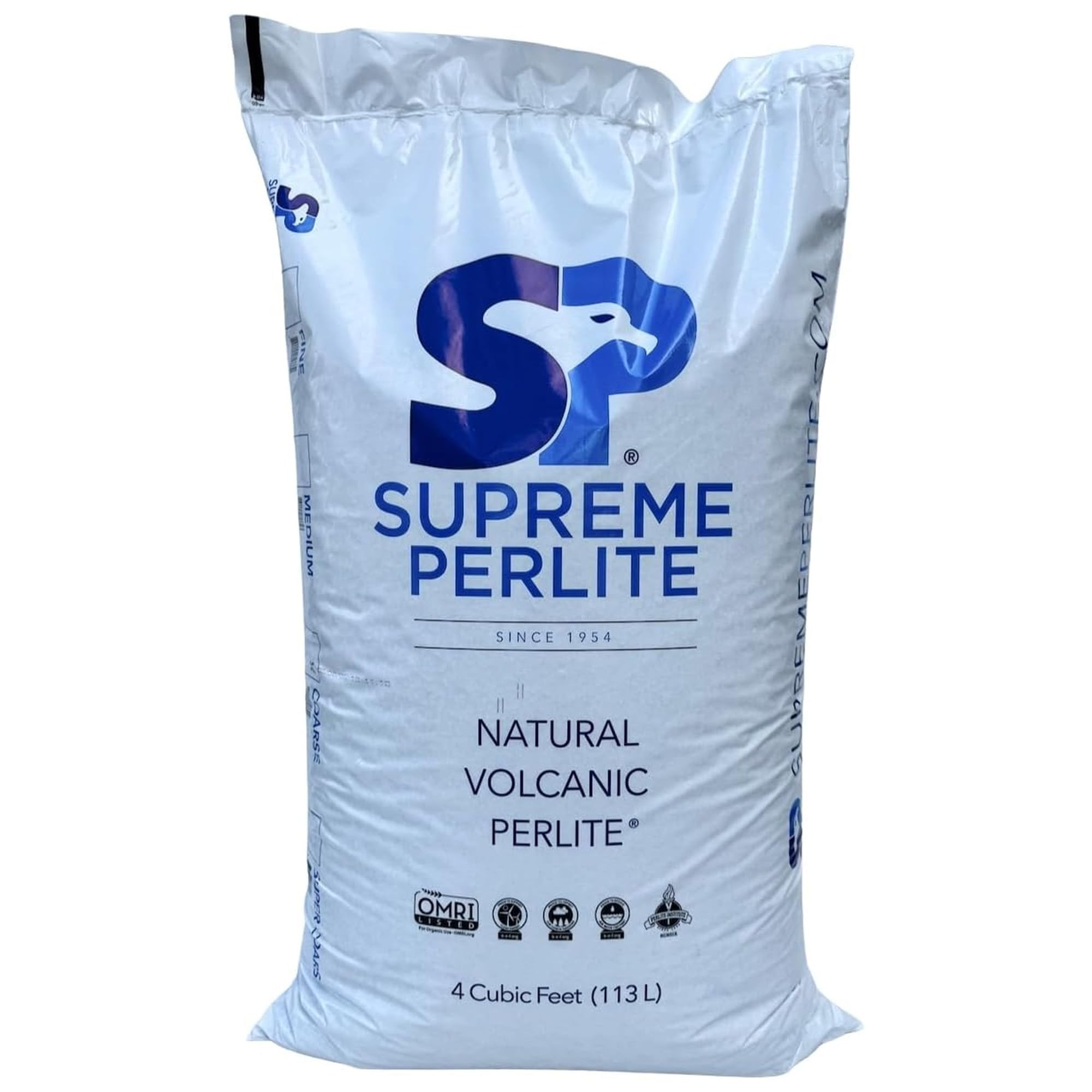 Supreme Perlite Coarse Horticultural Perlite for Potting Soil, Seed Starting, Propagation, Organic Gardening & Soil Aeration, 4 Cu Ft Bag