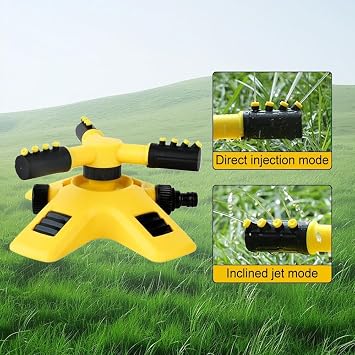 Garden Sprinkler, 2026 New Adjustable 360 Degree Rotation Lawn Sprinkler, Adjustable water spray range Suitable, Multipurpose Yard Sprinklers for Plant Irrigation(0.75 inch) (1 PCS)