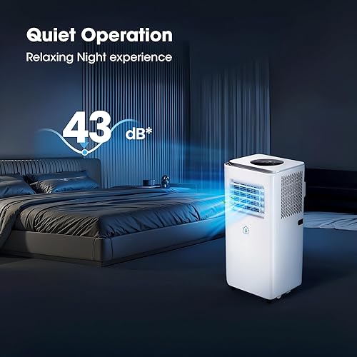 Miniatura 6 de 8000BTU - Aire acondicionado portátil inteligente con aplicación y control remoto, refrigeración 3 en 1, deshumidificador, ventilador para