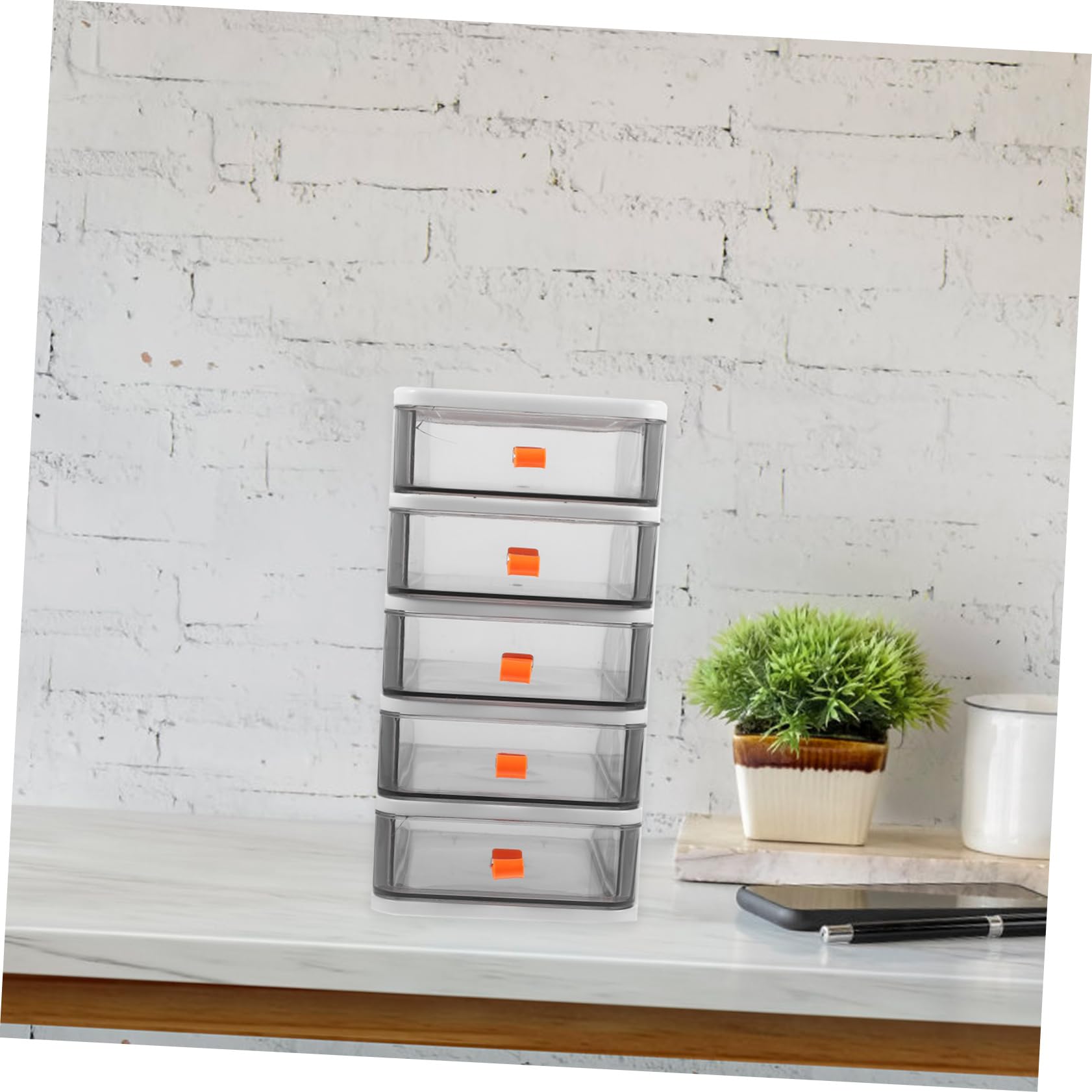Caja De Almacenamiento De Escritorio Organizador Con Cajones De Caja De Almacenamiento De Papelería Para Oficina Cajonera De Escritorio Para Maquillaje