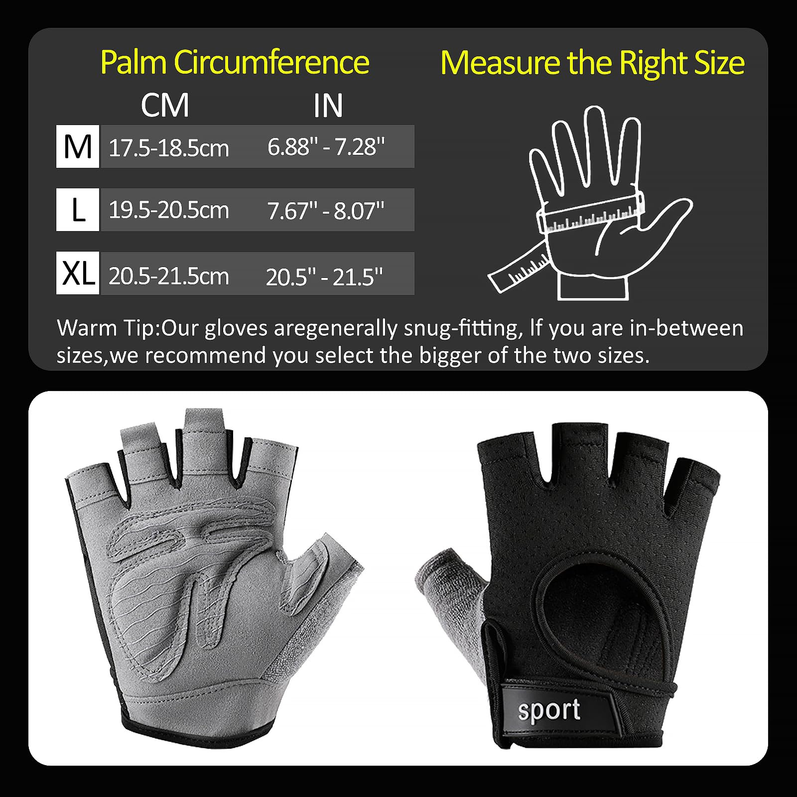 Guanti Palestra Traspiranti Con Presa Antiscivolo - Per Sollevamento Pesi, Ciclismo E Allenamento - Foto 8