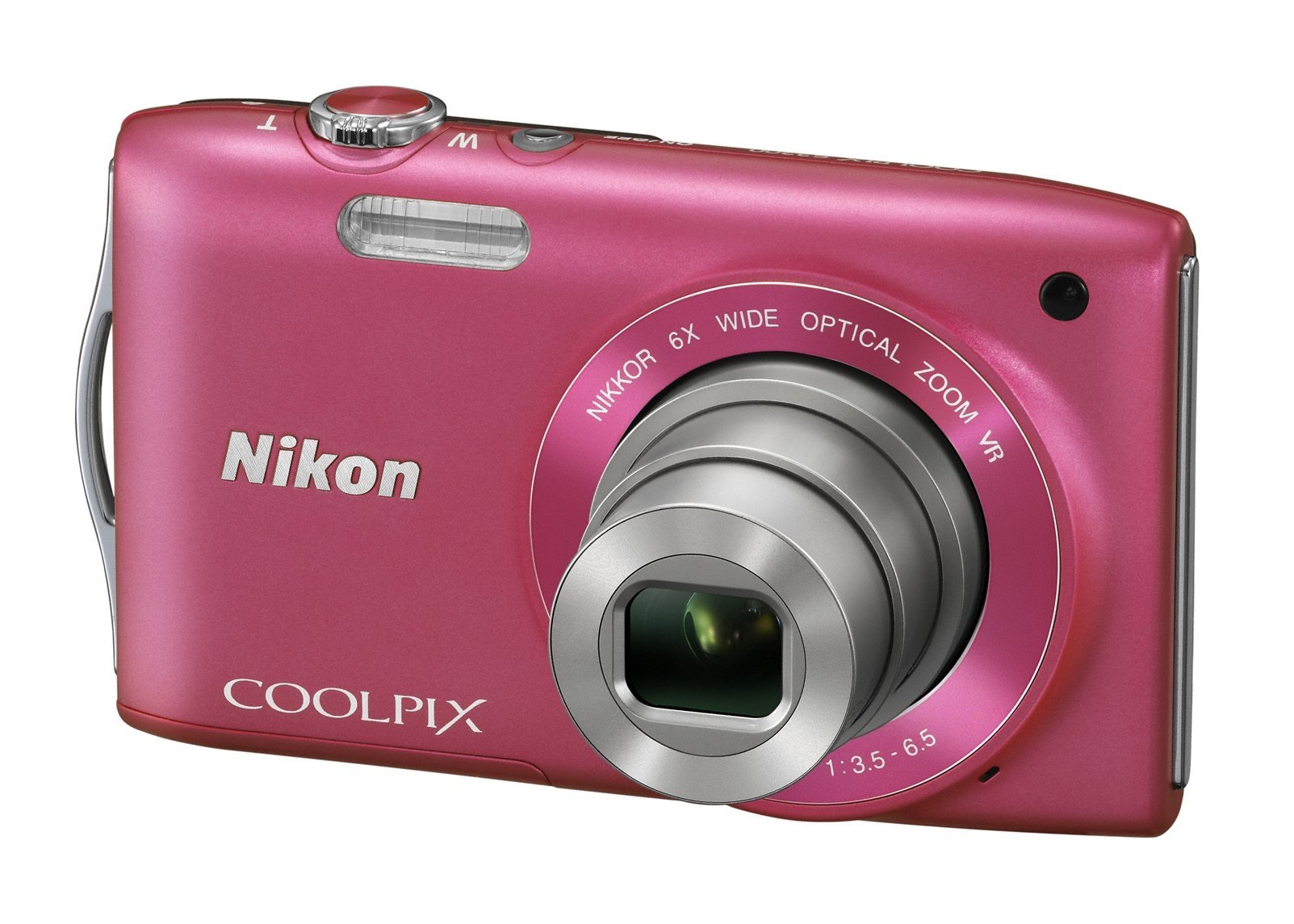 Nikon Coolpix S3300 Digital Camera - Pink (16MP, 6x Optical Zoom) 2.7 inch LCD (Renewed)