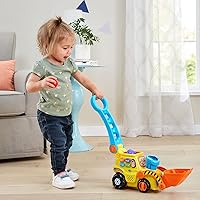 Vista 10 de VTech Pop-a-Balls Push & Pop Bulldozer, Amarillo