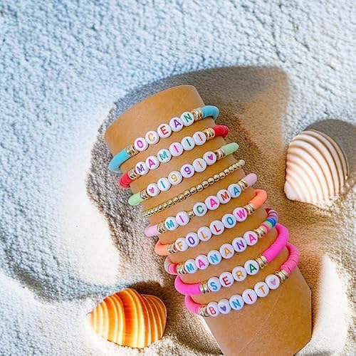 Miniatura 2 de 9 pulseras de mercancía cantante de la amistad, regalo de joyería para amantes de la música, fanáticos de la música-A, Acrílico, No es una piedra