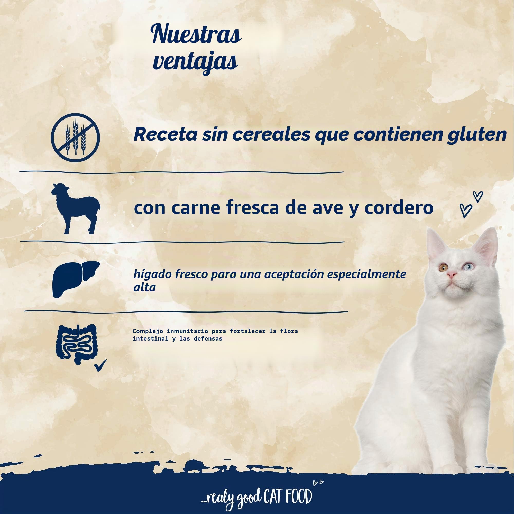 Sanabelle Sensitive con cordero | Alimento seco para gatos nutricionalmente sensibles | 1 x 10 kg