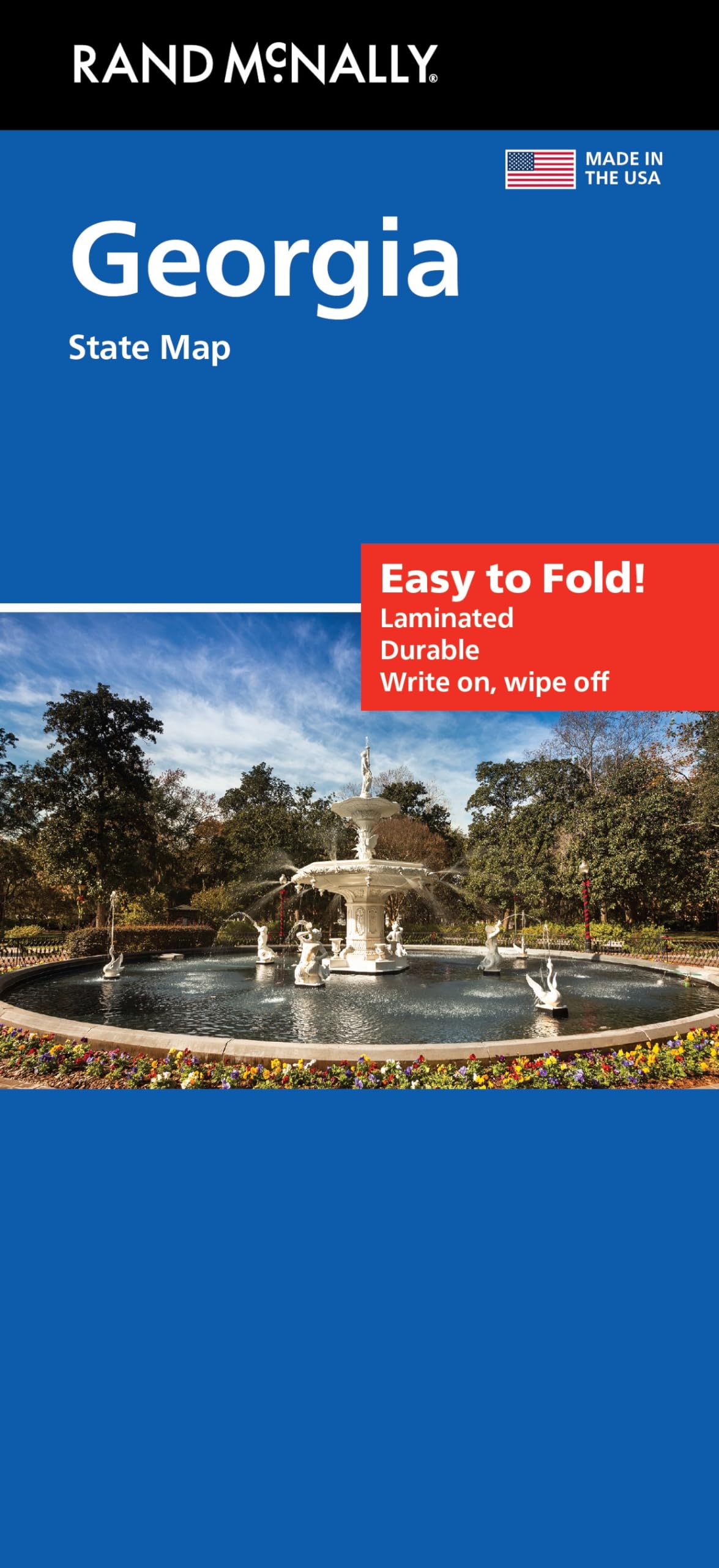 Rand McNally Easy to Fold: Georgia State Laminated Map