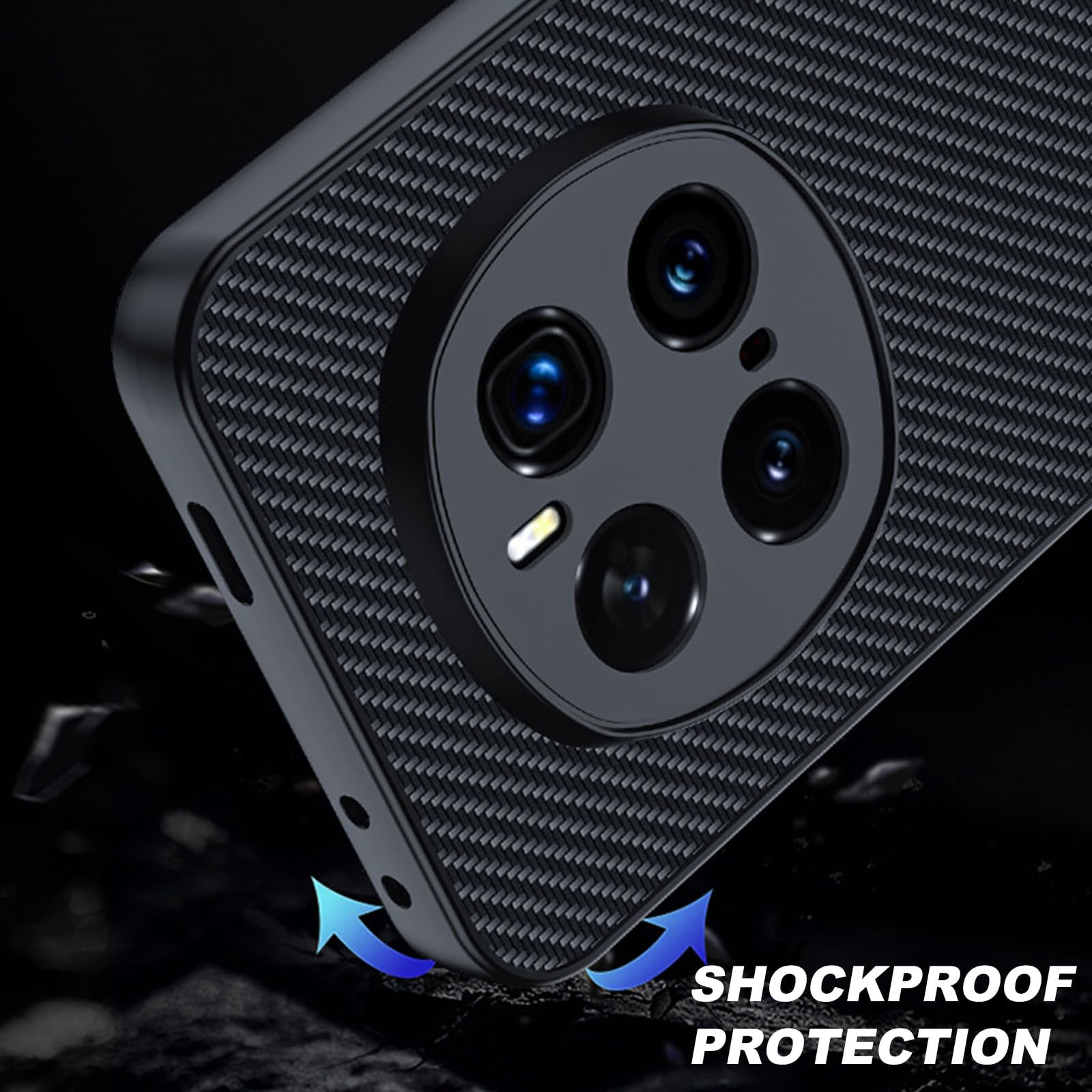Gruattreay Case Compatible With Honor Magic 7 Pro Case, Carbon Fiber - View #3