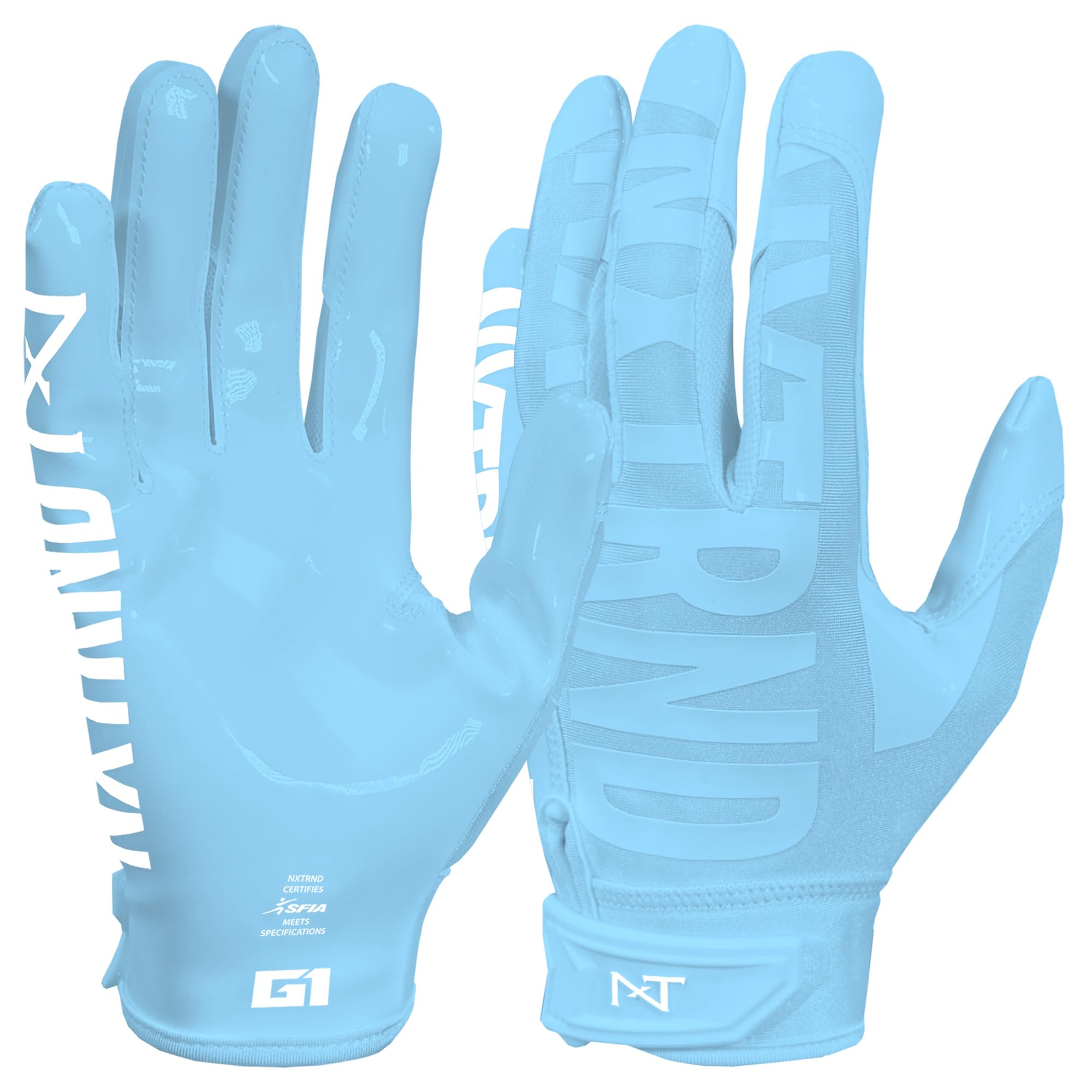 Nxtrnd G1 Pro Men's Football Gloves, Adult Sticky Receiver Gloves