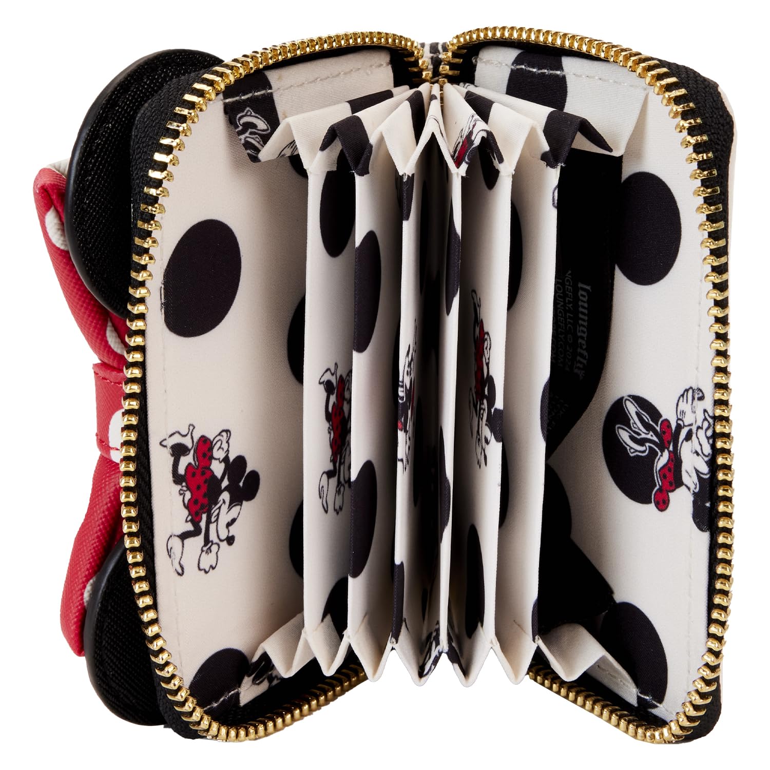 【Loungefly】US Disney ミニーちゃん ドット柄 カードホルダー Amazon.com: LOUNGEFLY Disney Minnie Rocks The DOTS Accordion