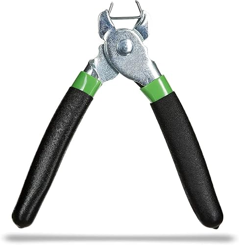 Miniatura 2 de Juego de 200 alicates de cerdo galvanizados de 34 pulgadas con 1 alicates de anillo de cerdo, anillos de cerdo y alicates, alicates de anillo de